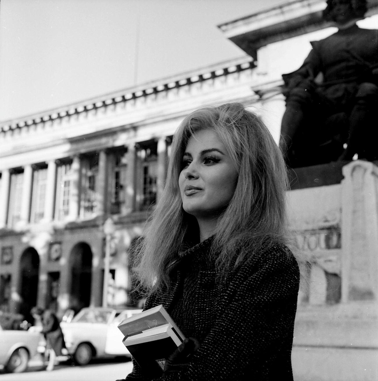 Pamela Tiffin During A Visit To The 'Prado Museum', 1965, Madrid, Spain.