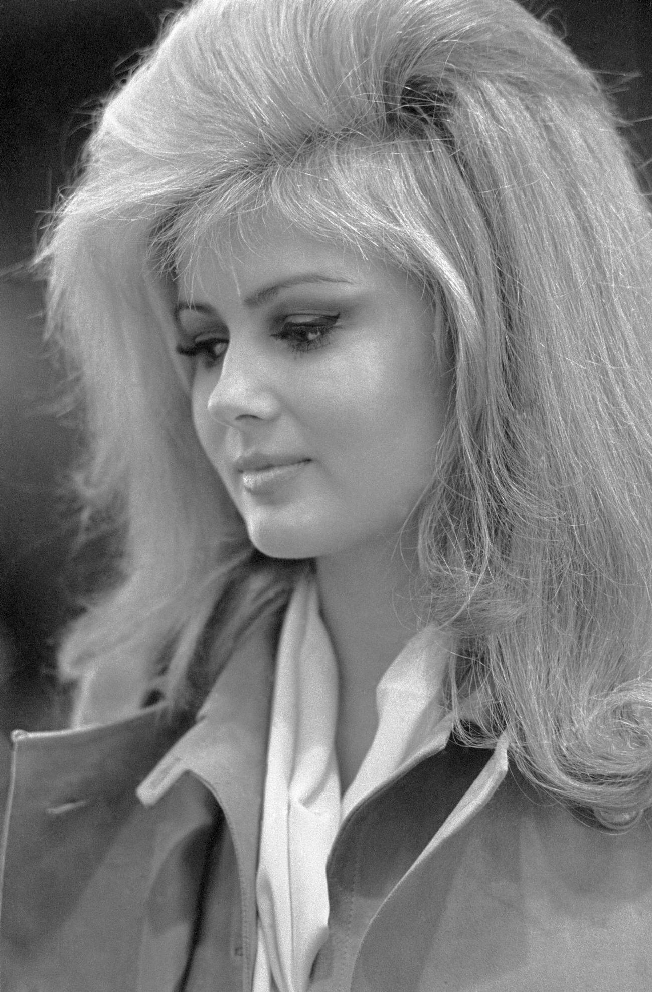 Pamela Tiffin Posing For A Portrait, New York, October 10, 1966.