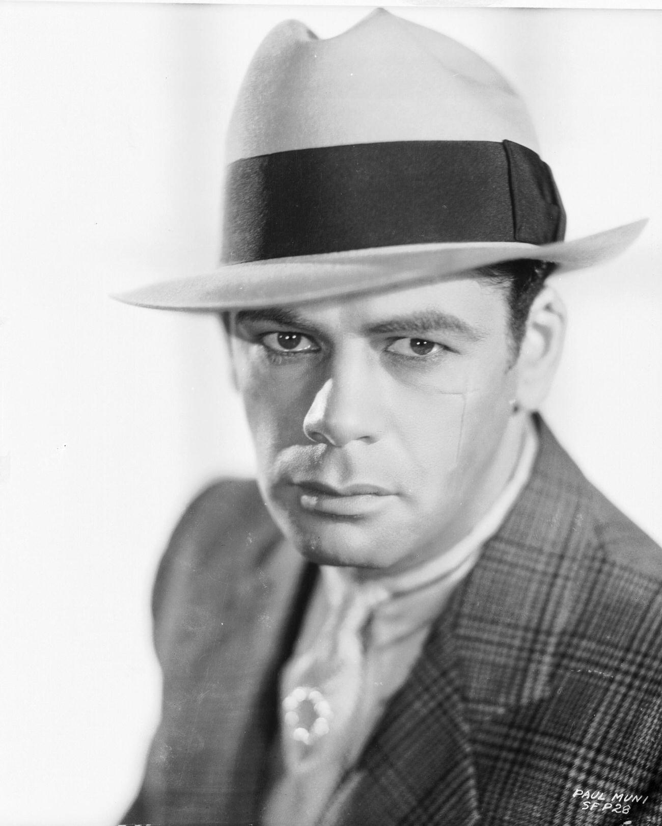 Paul Muni As Tony Camonte In 'Scarface', 1932.