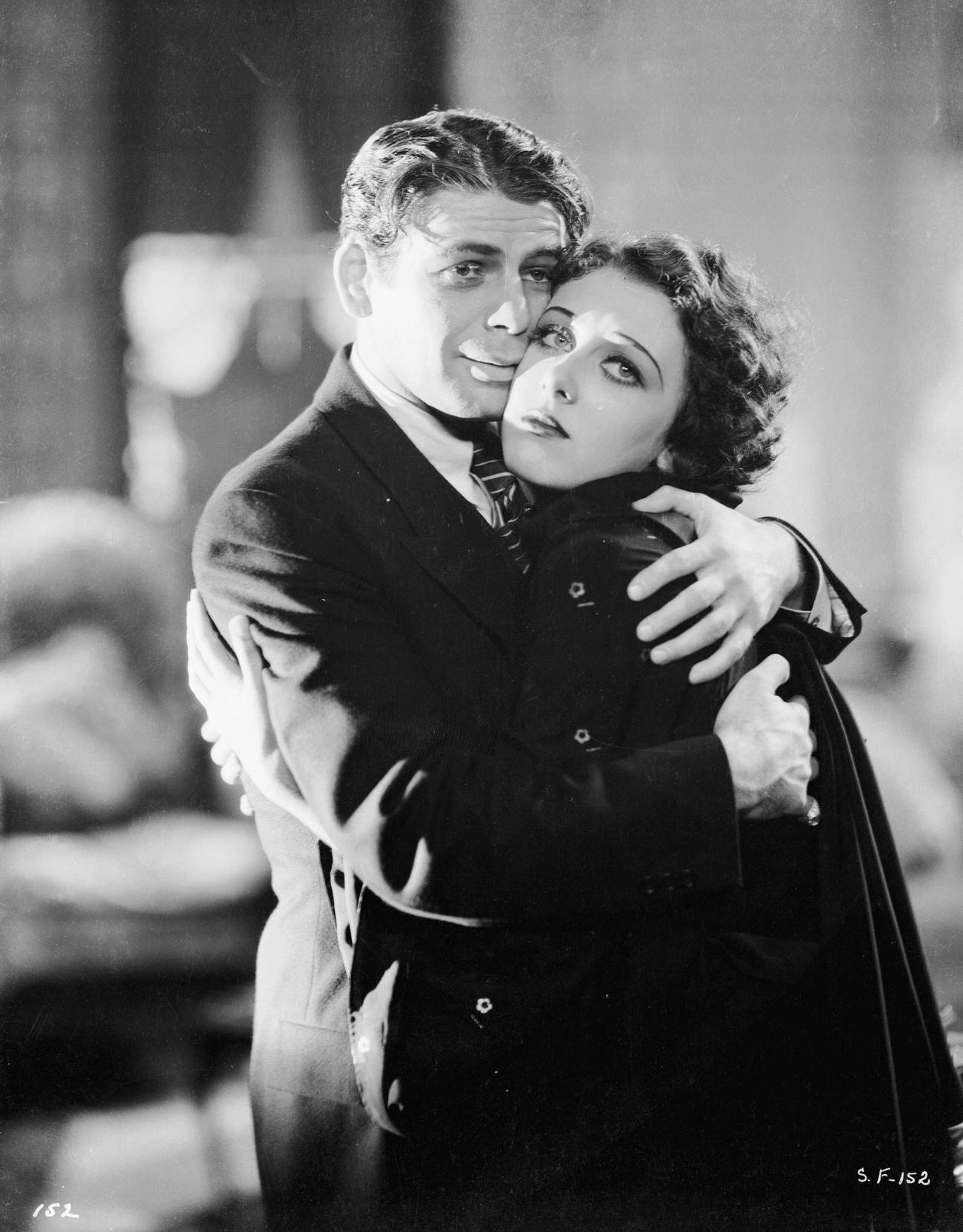 Paul Muni As Tony Camonte And Ann Dvorak As Cesca In 'Scarface', 1932.
