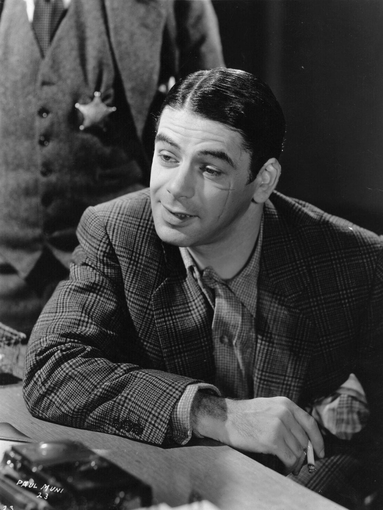Paul Muni As Gangster Tony Camonte In 'Scarface', 1932.