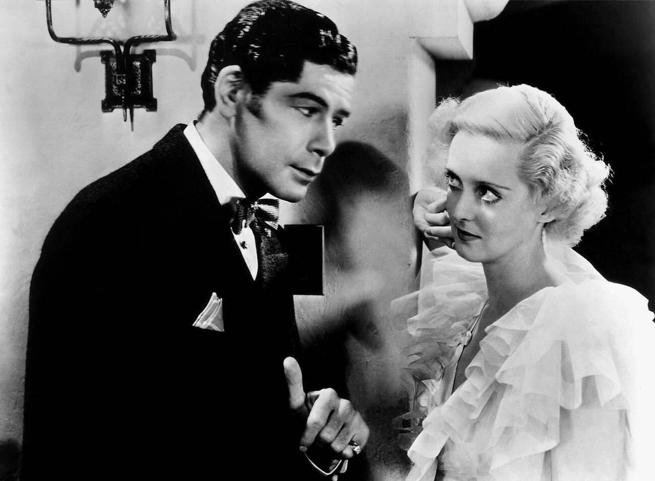 Paul Muni And Bette Davis In &Amp;Quot;Bordertown&Amp;Quot;, 1935.