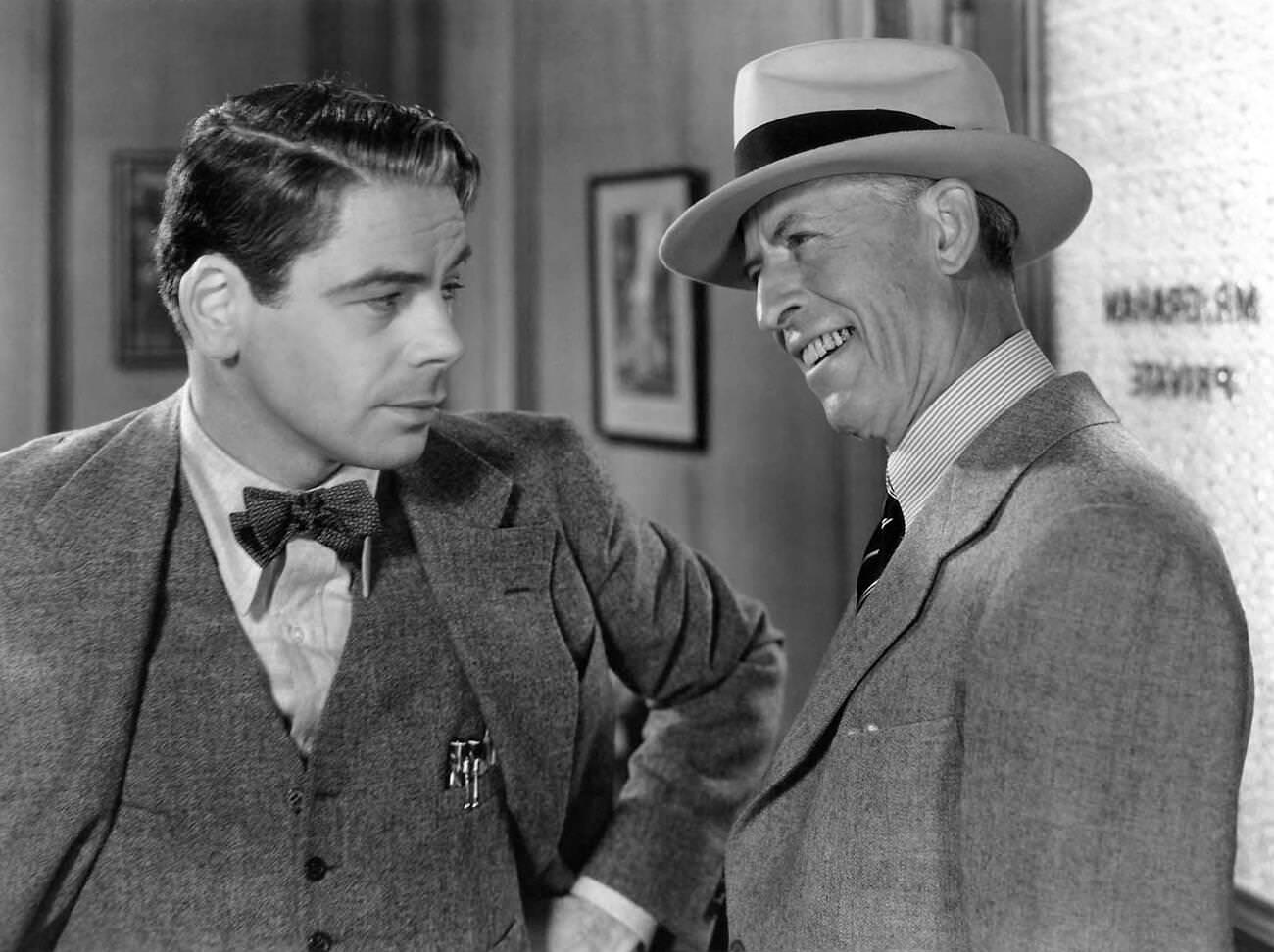 Portrait Of Paul Muni In &Amp;Quot;Hi Nellie&Amp;Quot;.