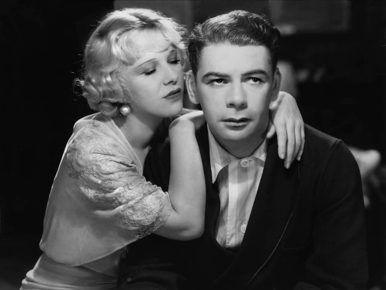 Glenda Farrell And Paul Muni In &Amp;Quot;I Am A Fugitive From A Chain Gang&Amp;Quot;, 1932.