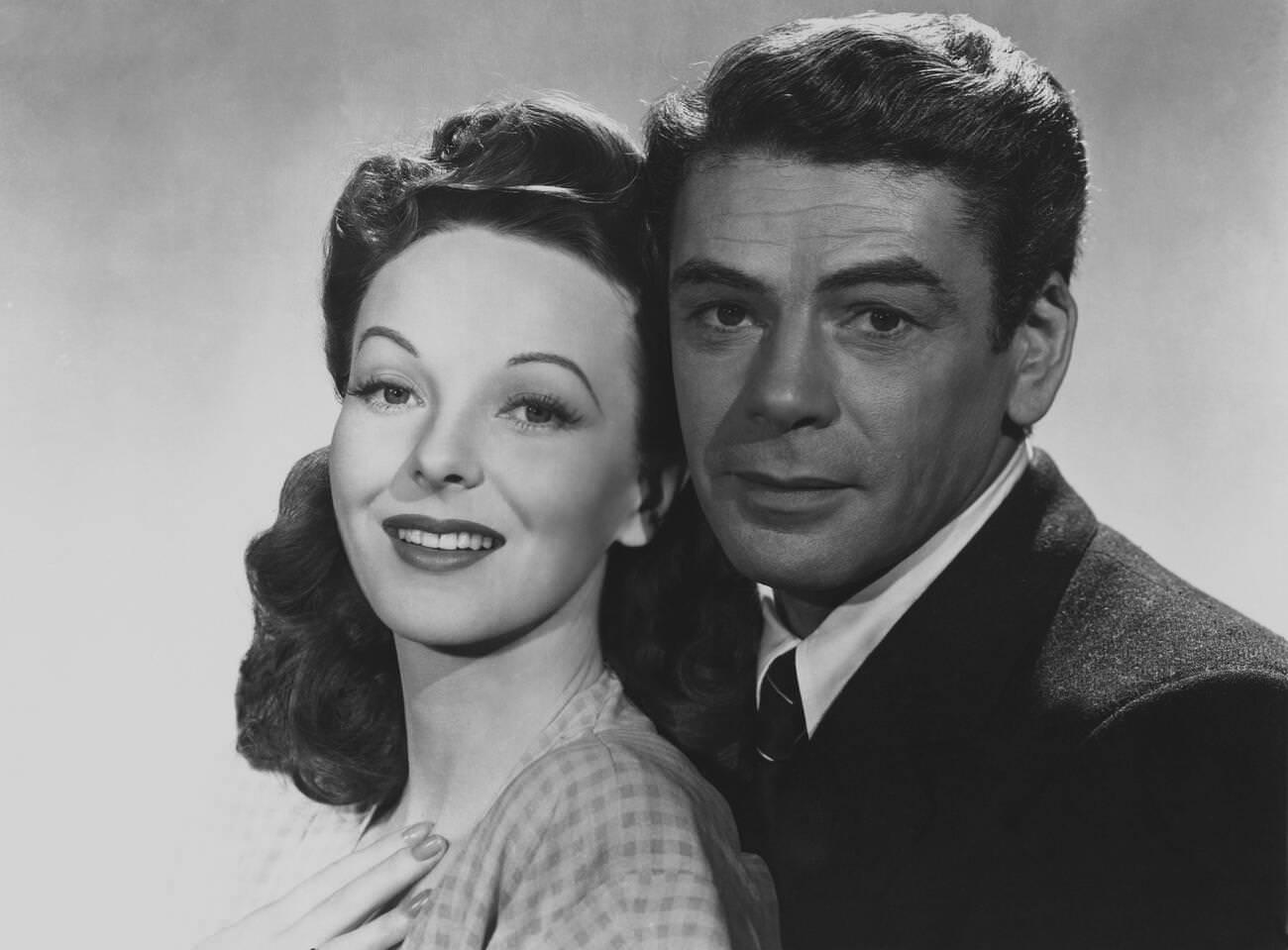 Lillian Gish And Paul Muni In &Amp;Quot;Commandos Strike At Dawn&Amp;Quot;, Released December 30, 1942.
