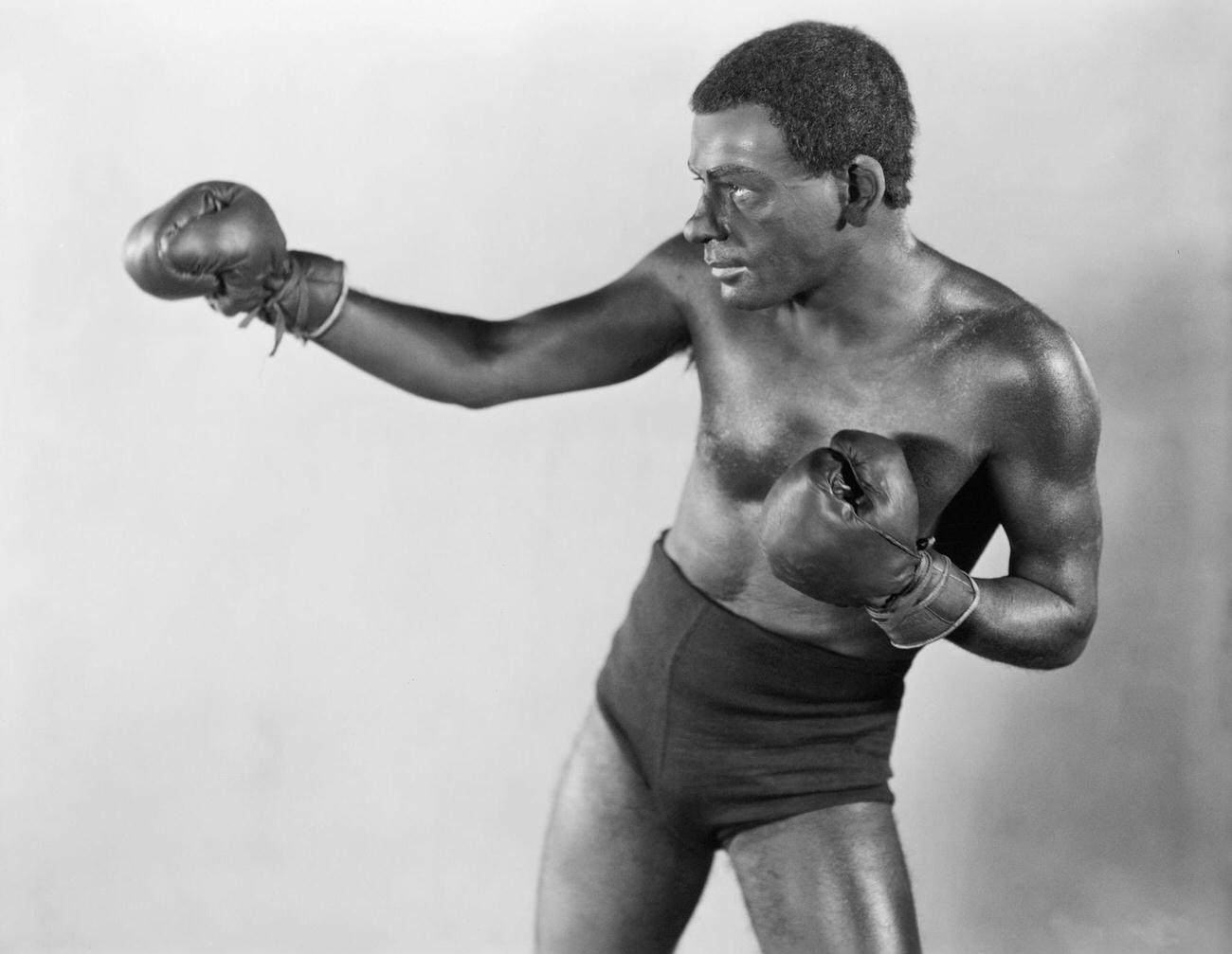 Paul Muni As Boxer Joe Gans In The Film 'Seven Faces', 1929.
