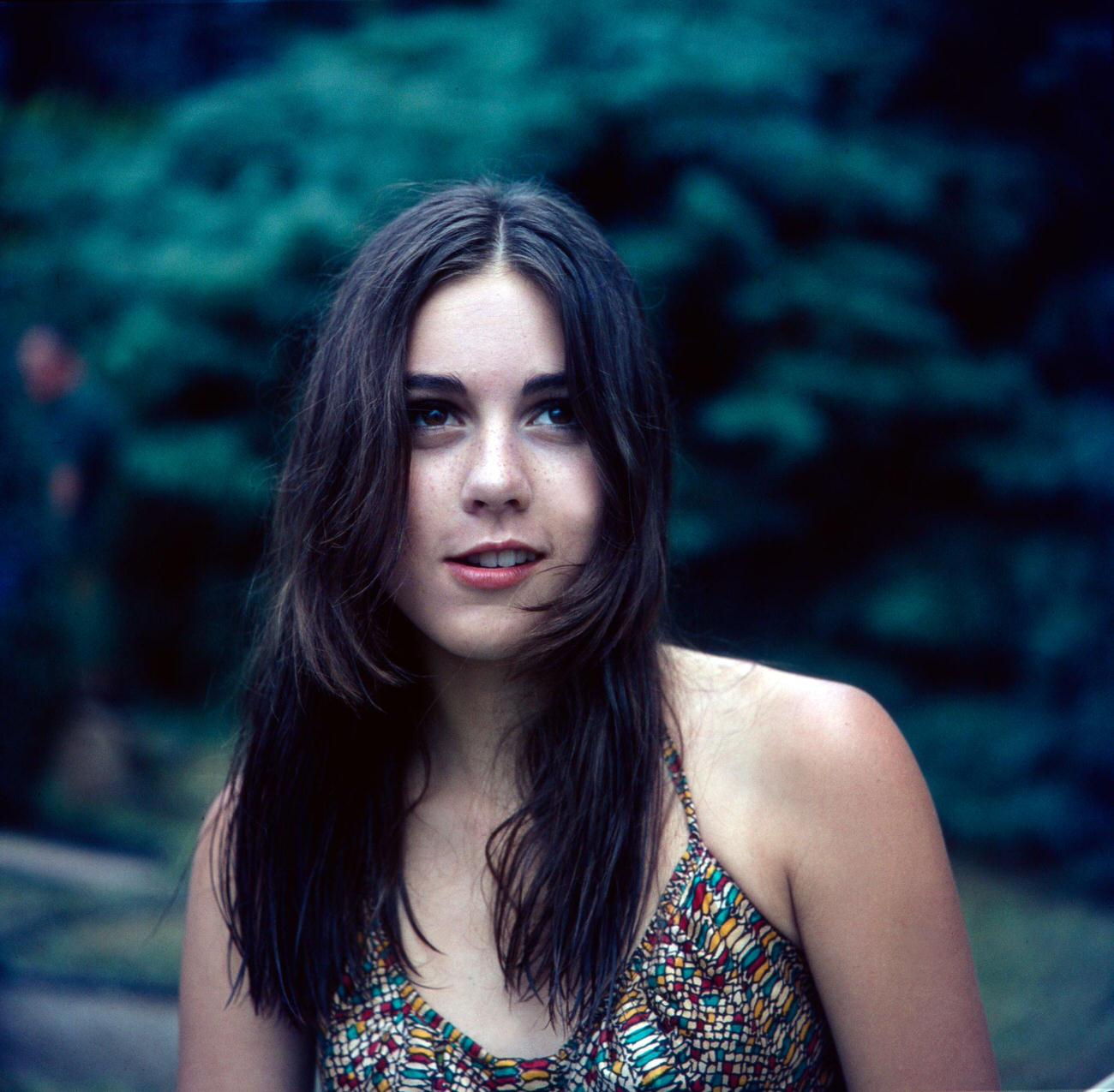 Teenager Romina Power On A Beach Holiday, 1960S.