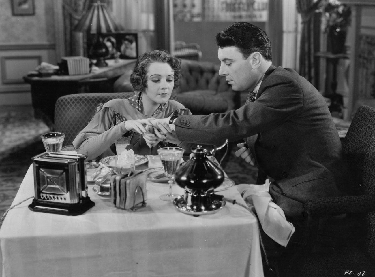 Ruby Keeler And George Brent In '42Nd Street', 1933.