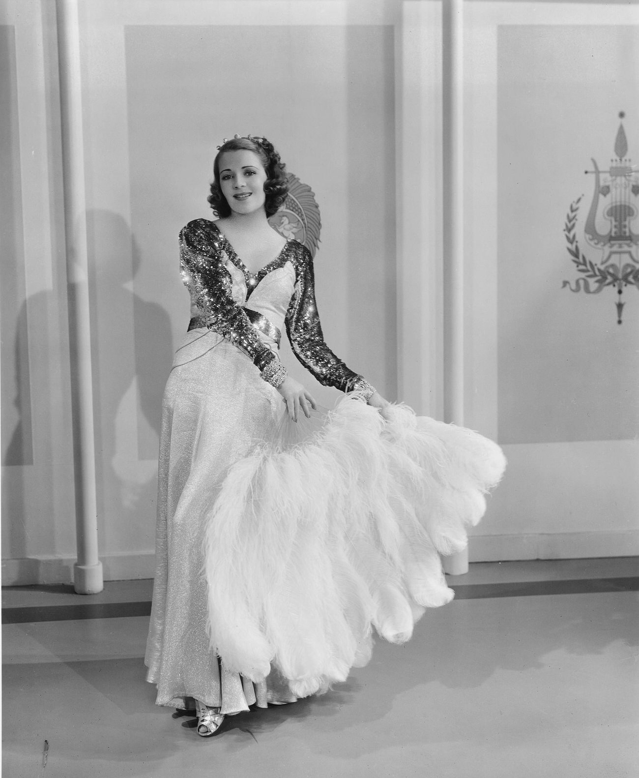 Ruby Keeler Dancing In 'Ready, Willing, And Able'.