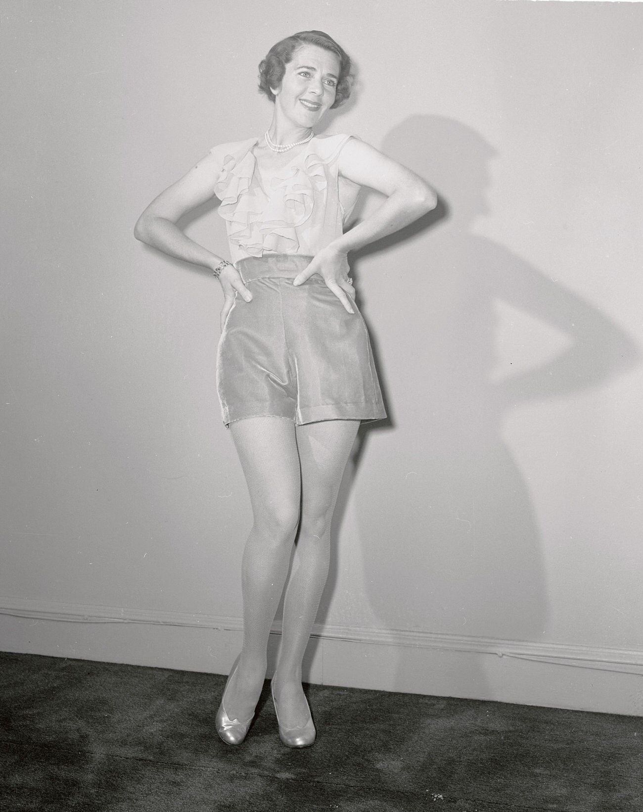 Ruby Keeler In Replica Costume From '42Nd Street', 1932.