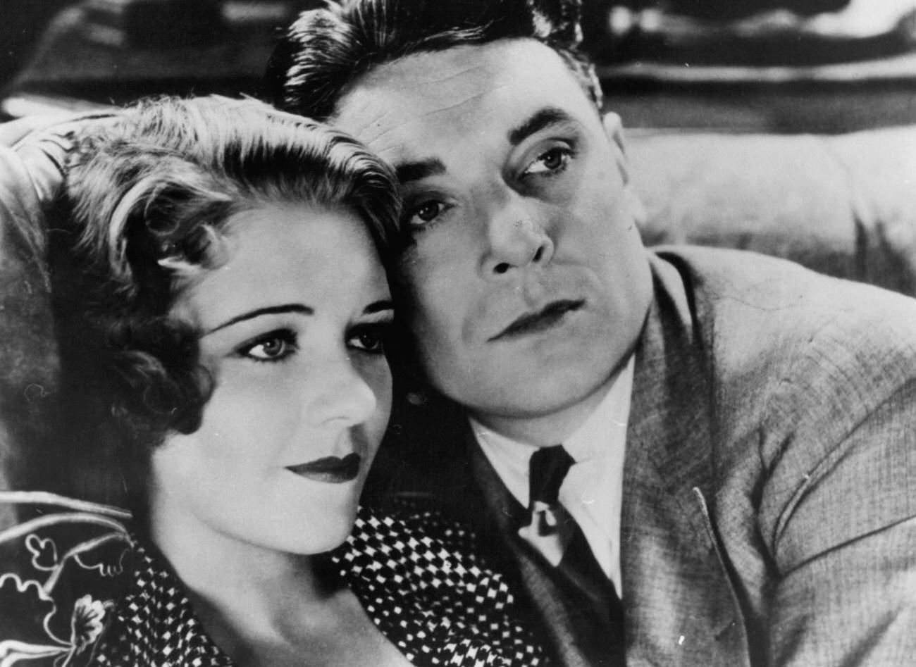 Ruby Keeler And George Brent In A Scene From '42Nd Street', 1933.