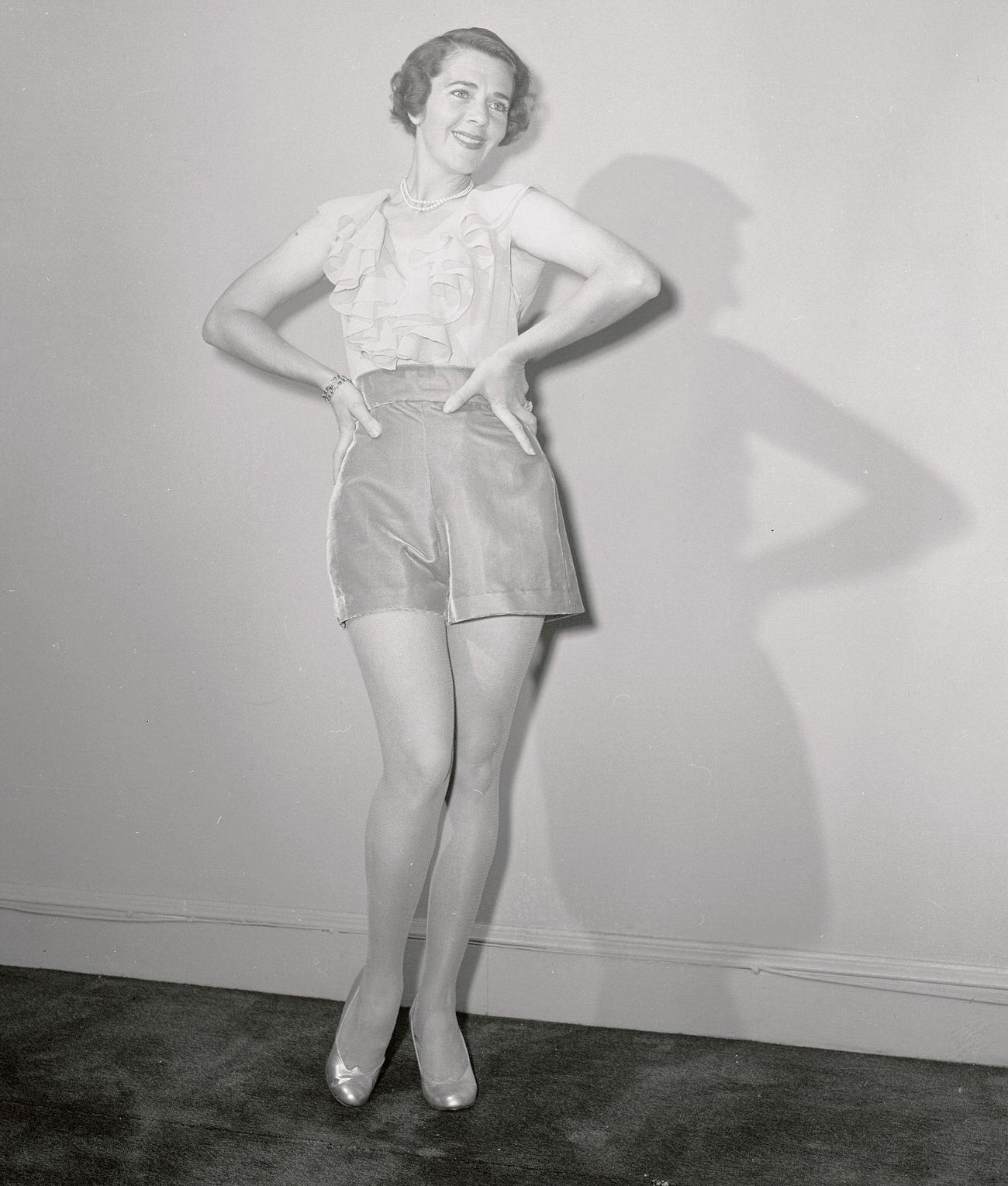Ruby Keeler Wearing A Replica Of Her 1932 Costume From &Amp;Quot;42Nd Street&Amp;Quot; For A Television Show, April 15.