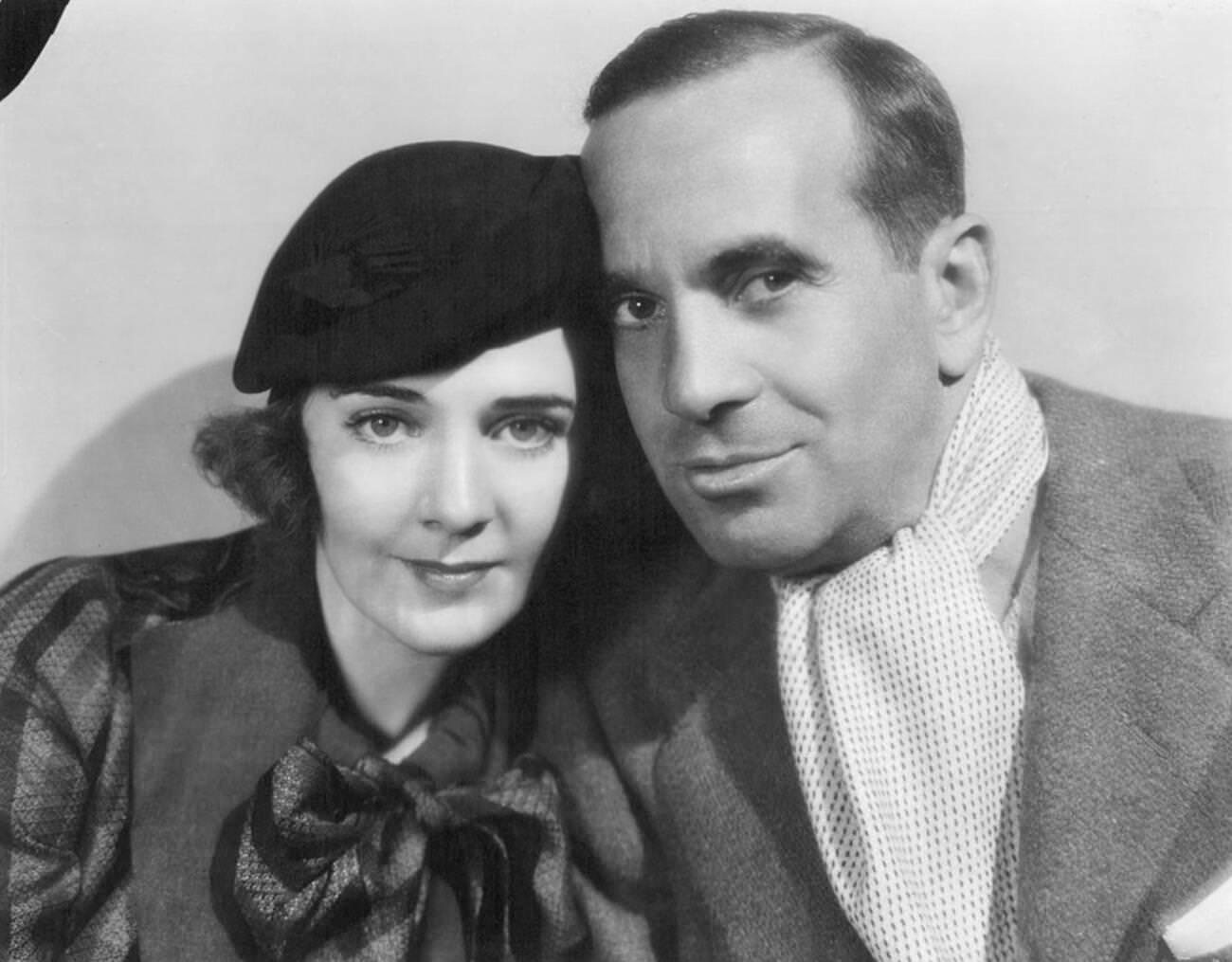 Ruby Keeler And Al Jolson, 1934.