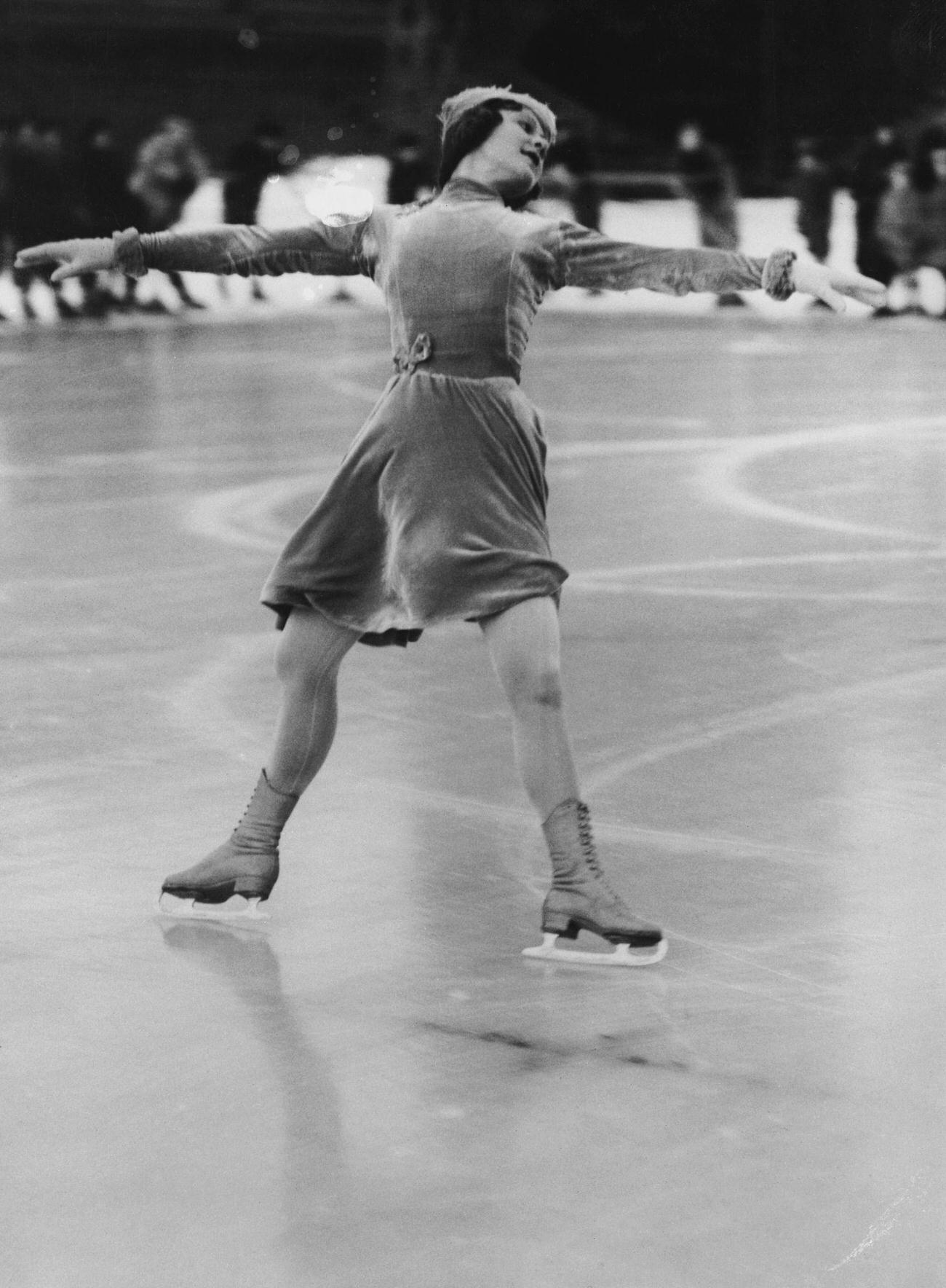 Sonya Henie Portrait.