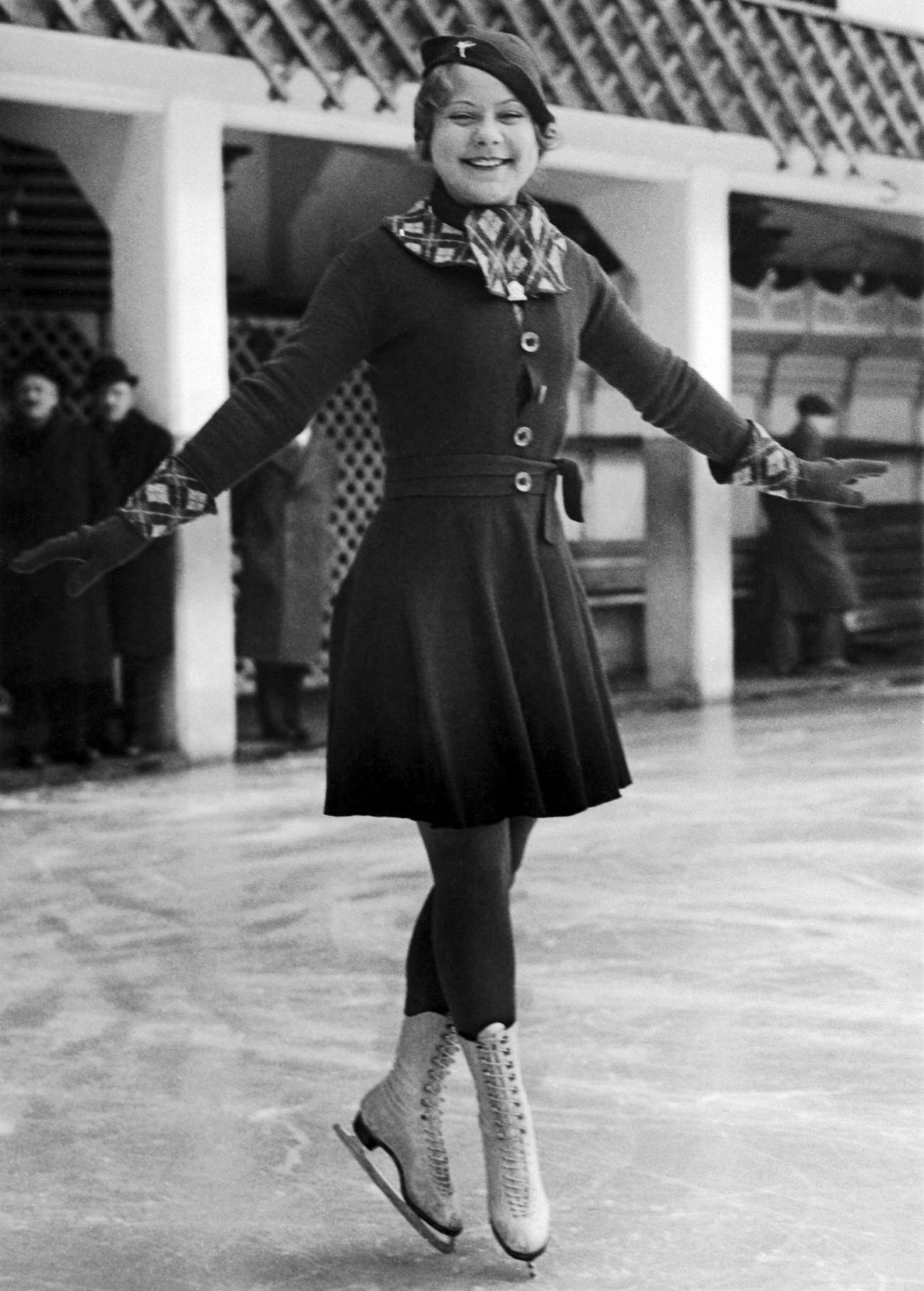 Sonja Henie Portrait, Circa 1935.