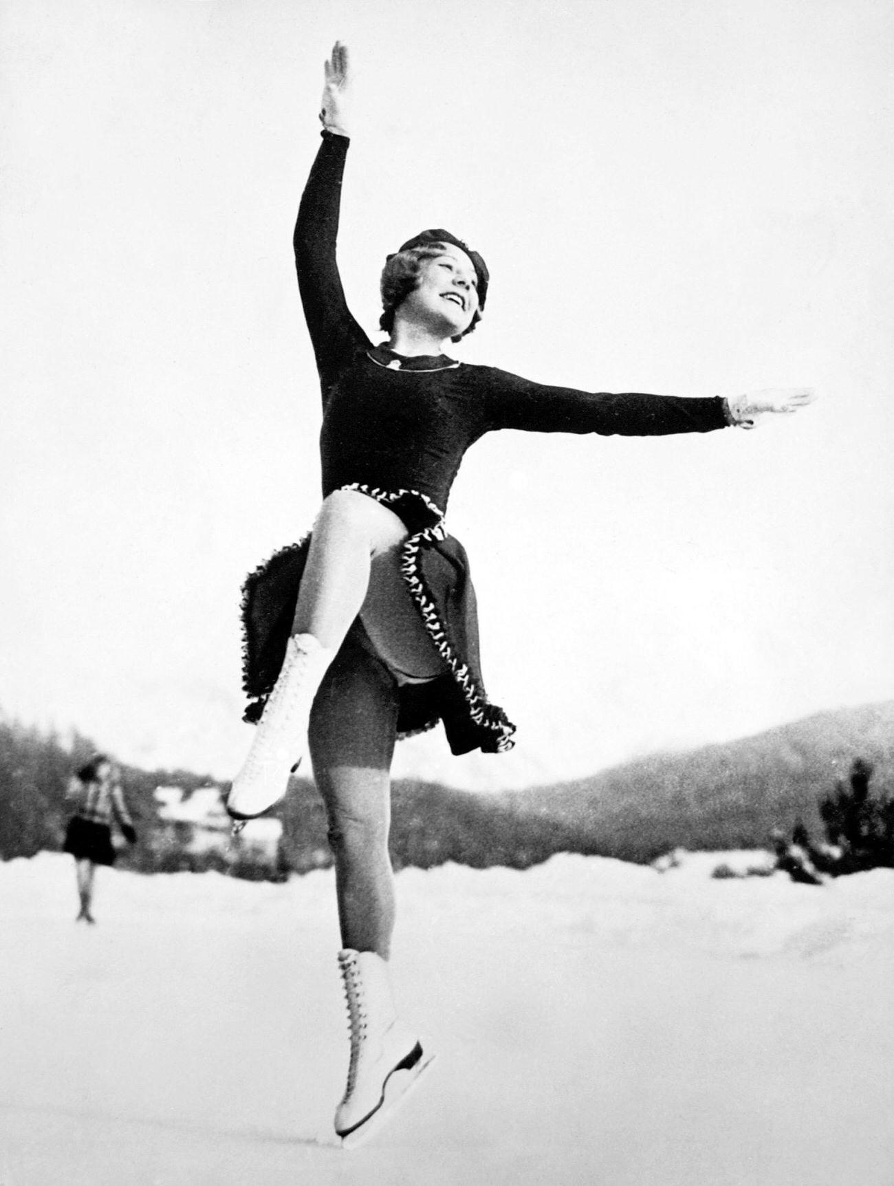Sonja Henie Ice Skating.
