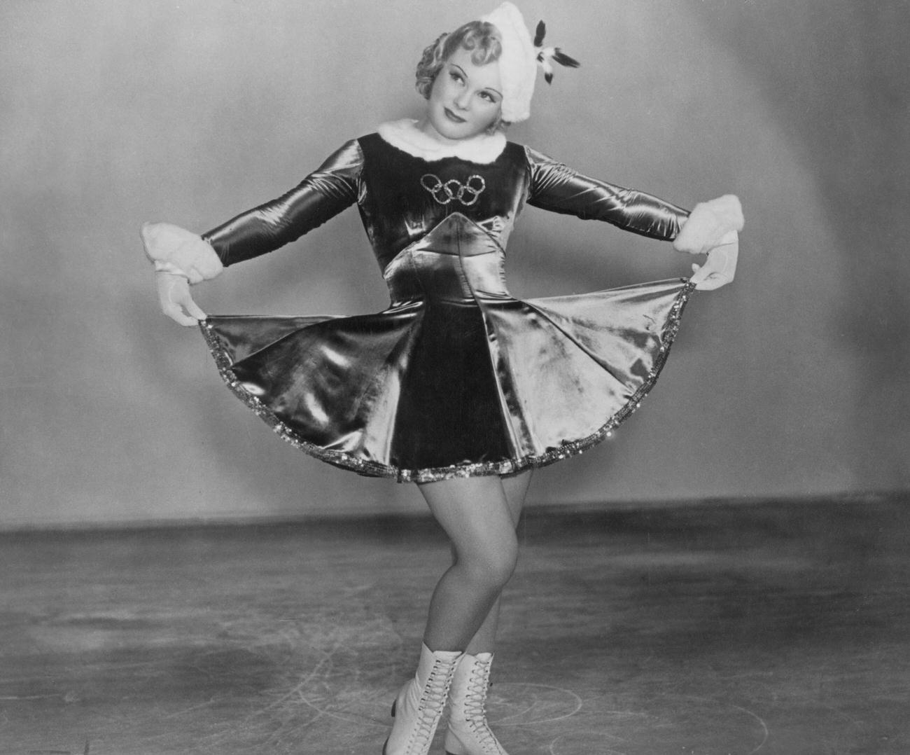 Sonja Henie In 'One In A Million', 1936.