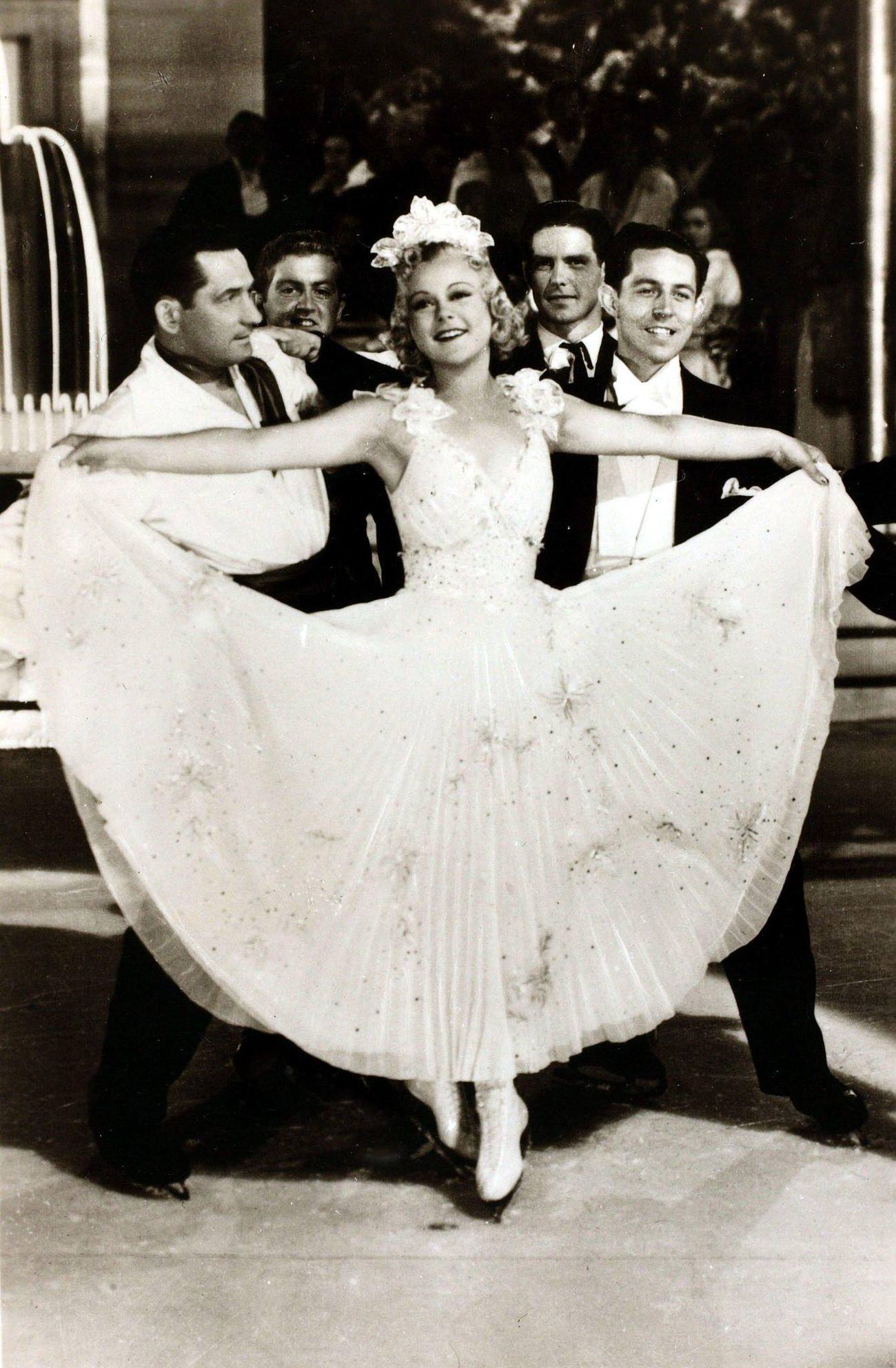 Sonja Henie In The Film &Amp;Quot;Lovely To Look At&Amp;Quot; (Thin Ice), Circa 1937.