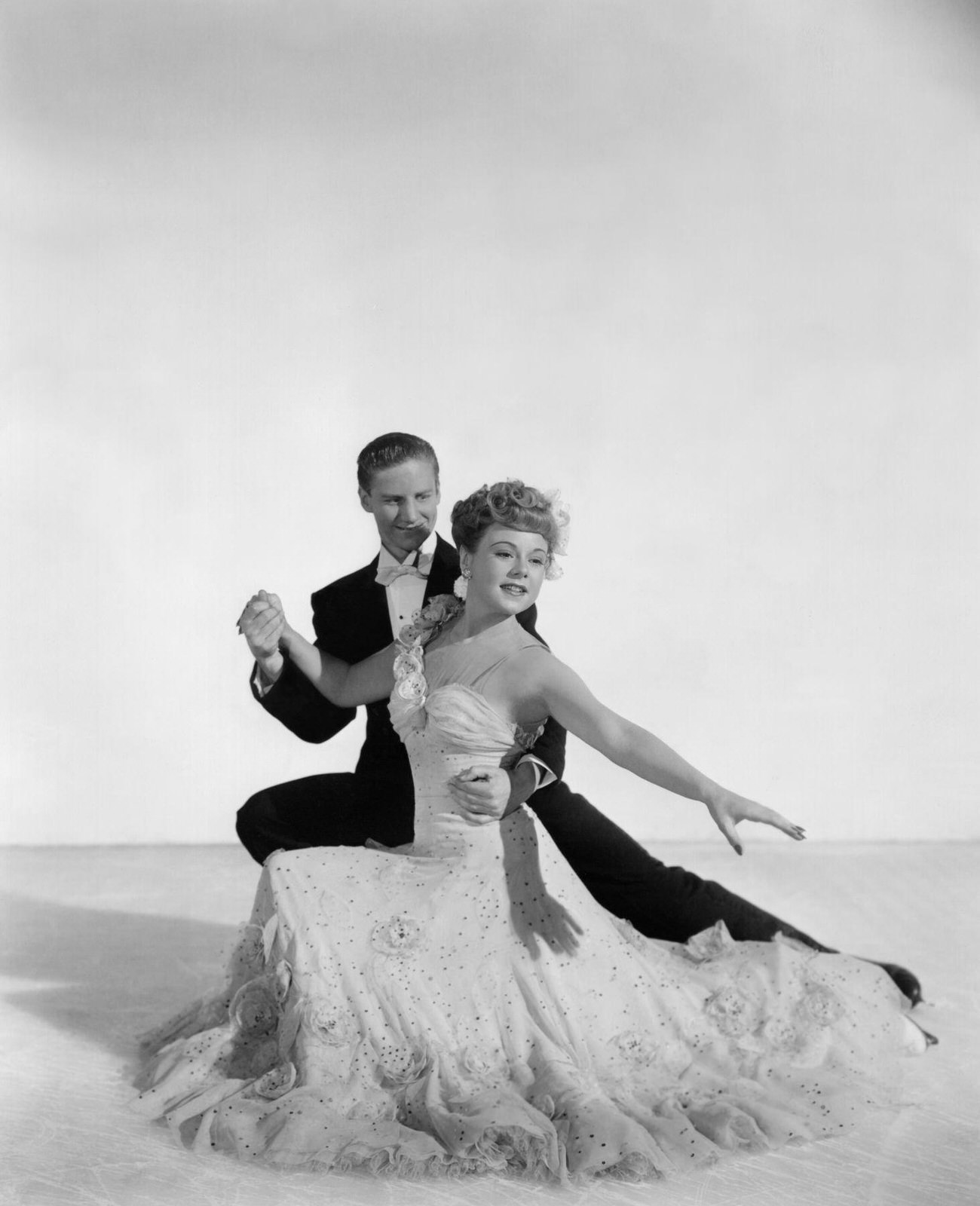 Geary Steffin And Sonja Henie In 'Wintertime', 1942.