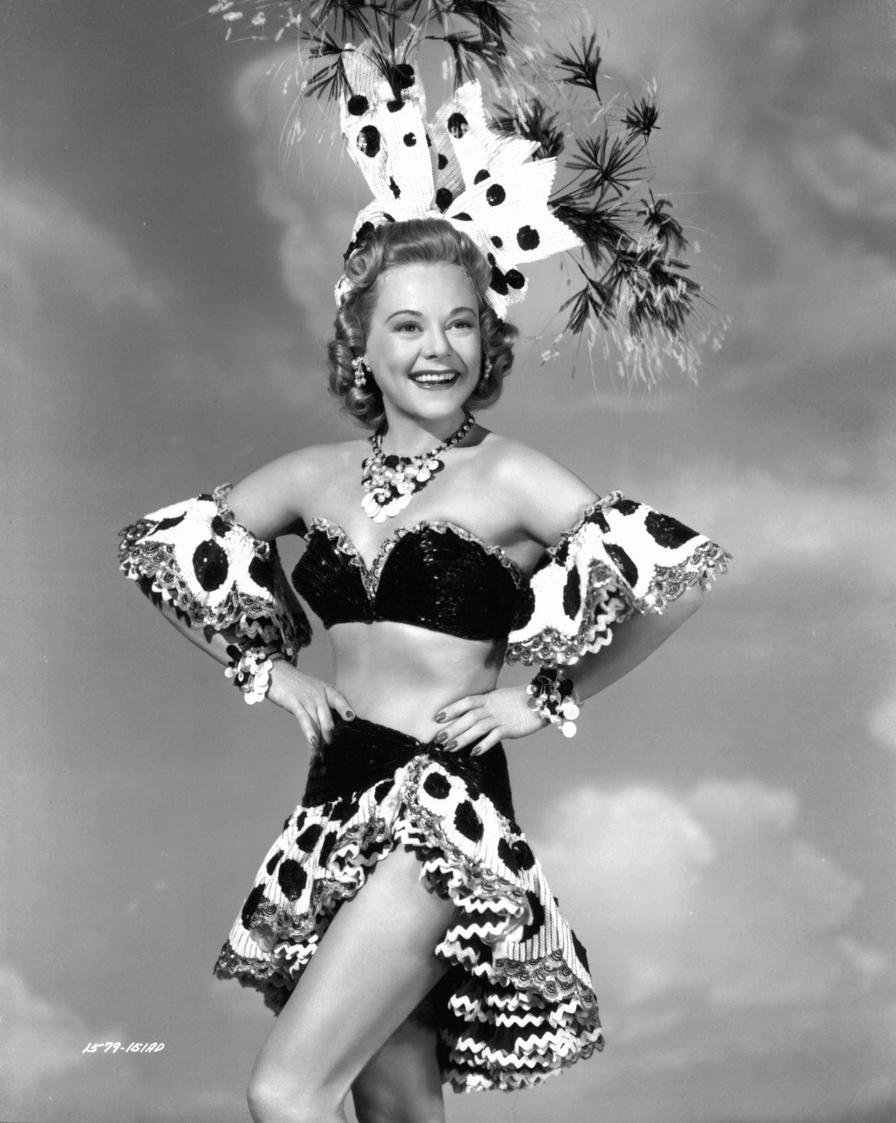 Sonja Henie In 'The Countess Of Monte Cristo', 1948.