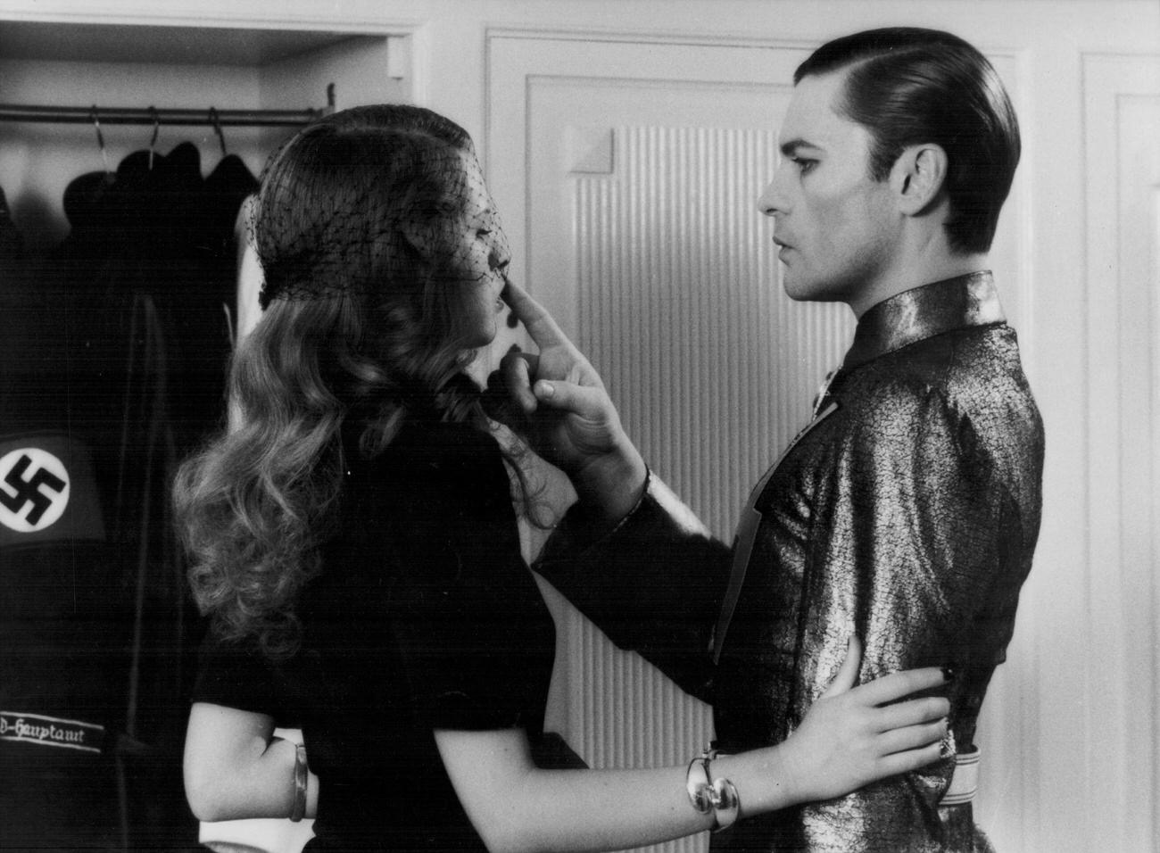 Helmut Berger And Teresa Ann Savoy In 'Salon Kitty', 1976.