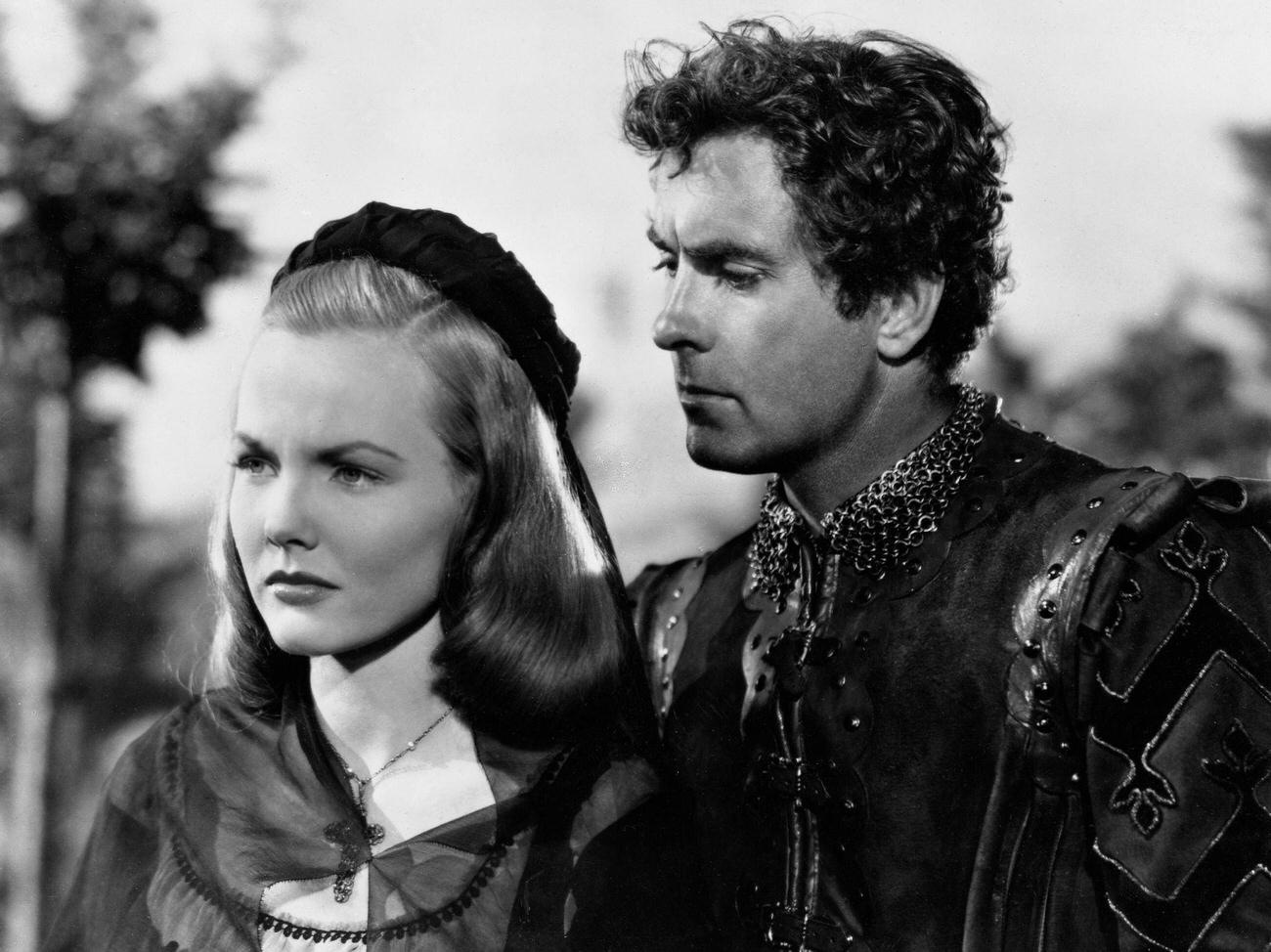 Wanda Hendrix And Tyrone Power In 'Prince Of Foxes', 1949.
