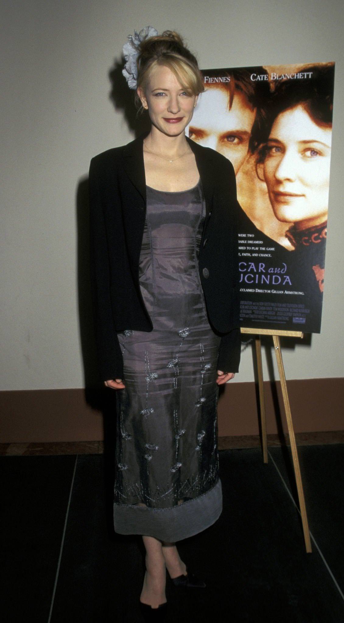 Cate Blanchett At The &Amp;Quot;Oscar And Lucinda&Amp;Quot; Premiere.