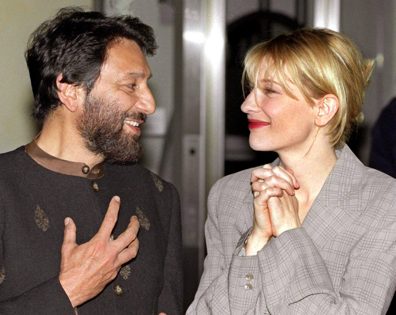 Cate Blanchett With Shekar Kapur At The Hamburg Filmfest For &Amp;Quot;Elizabeth,&Amp;Quot; 1998.