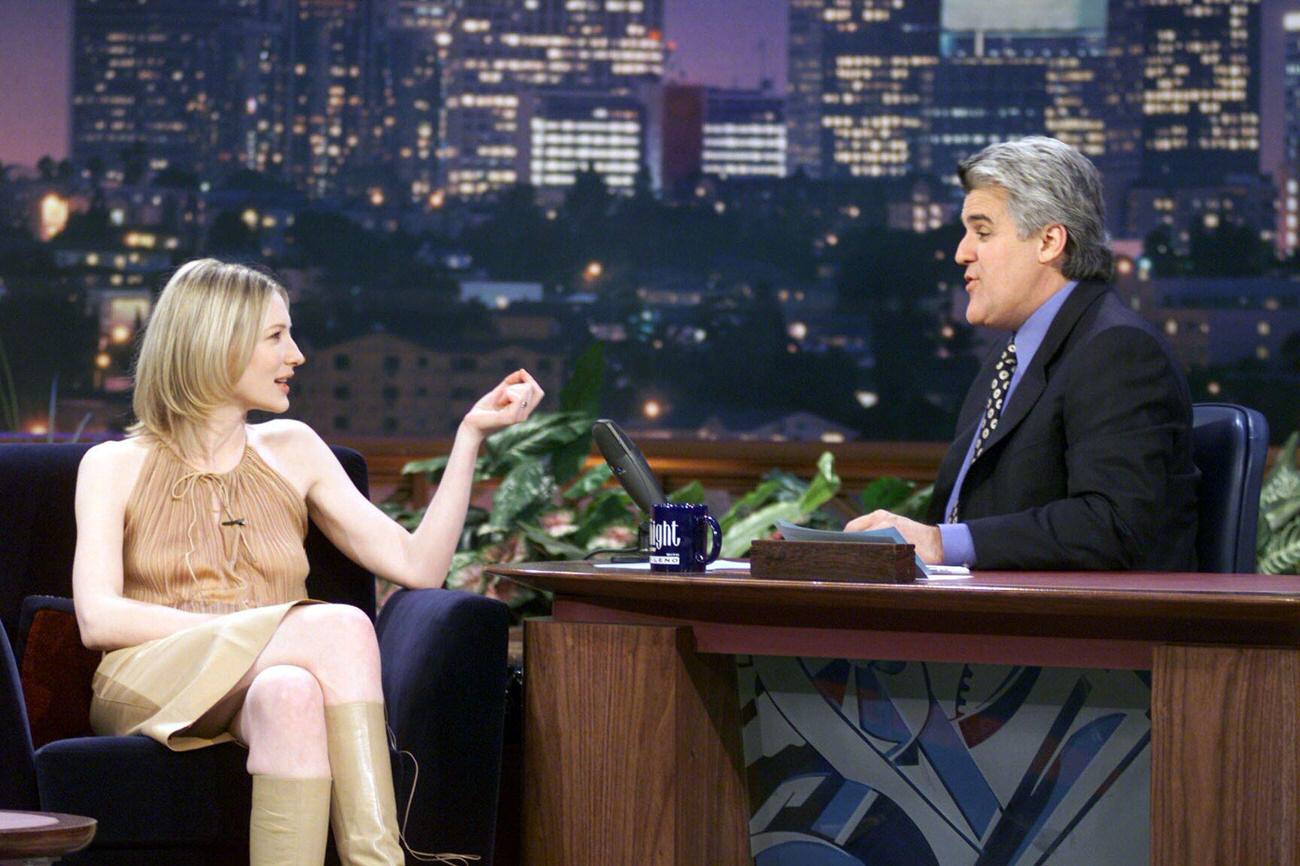 Cate Blanchett On The Tonight Show With Jay Leno, 1999.