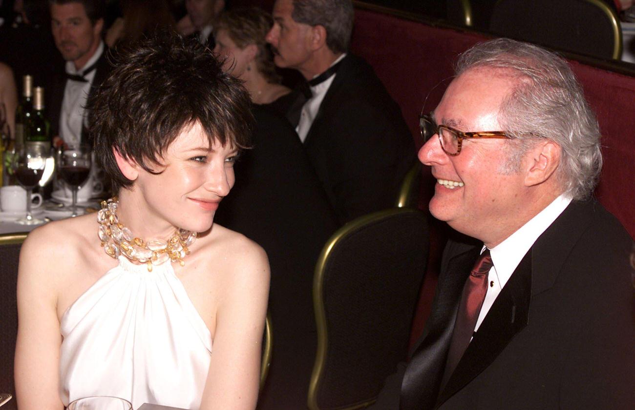 Cate Blanchett And Barry Levinson At 'Hollywood Salutes Bruce Willis,' Beverly Hills, Ca, 2000.