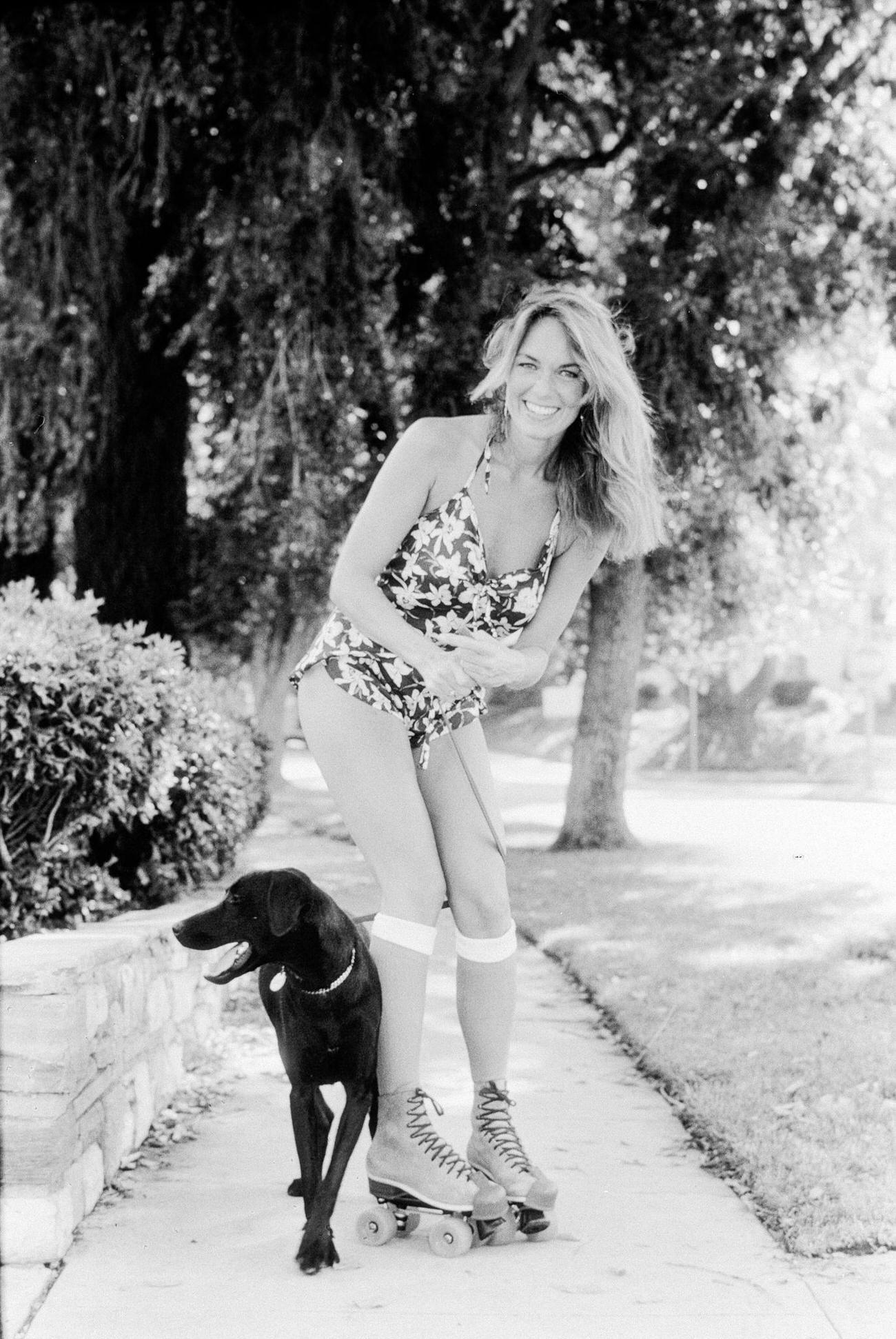 Catherine Bach At Home In Los Angeles, May 1982.