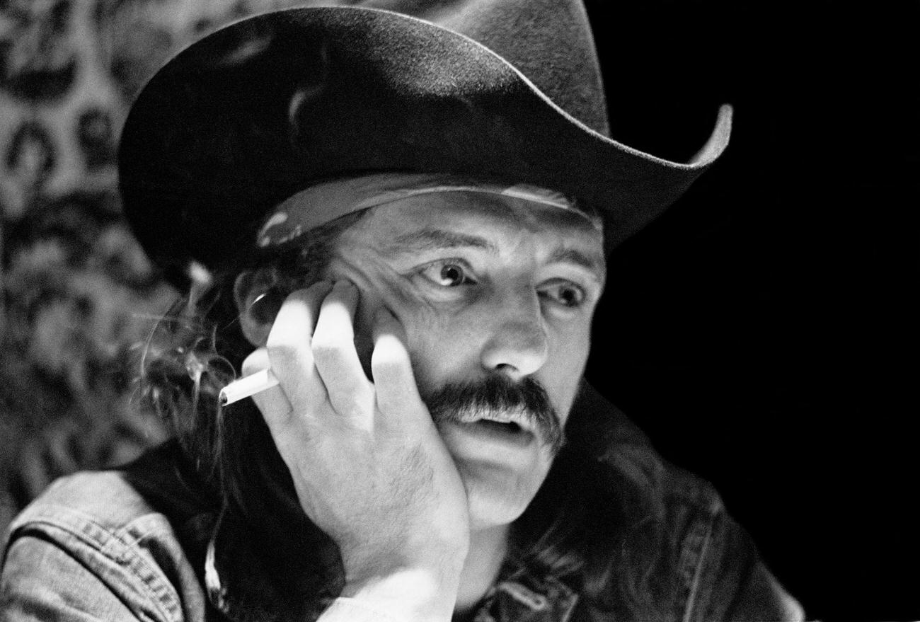 Dennis Hopper During An Interview In New York, 1971.