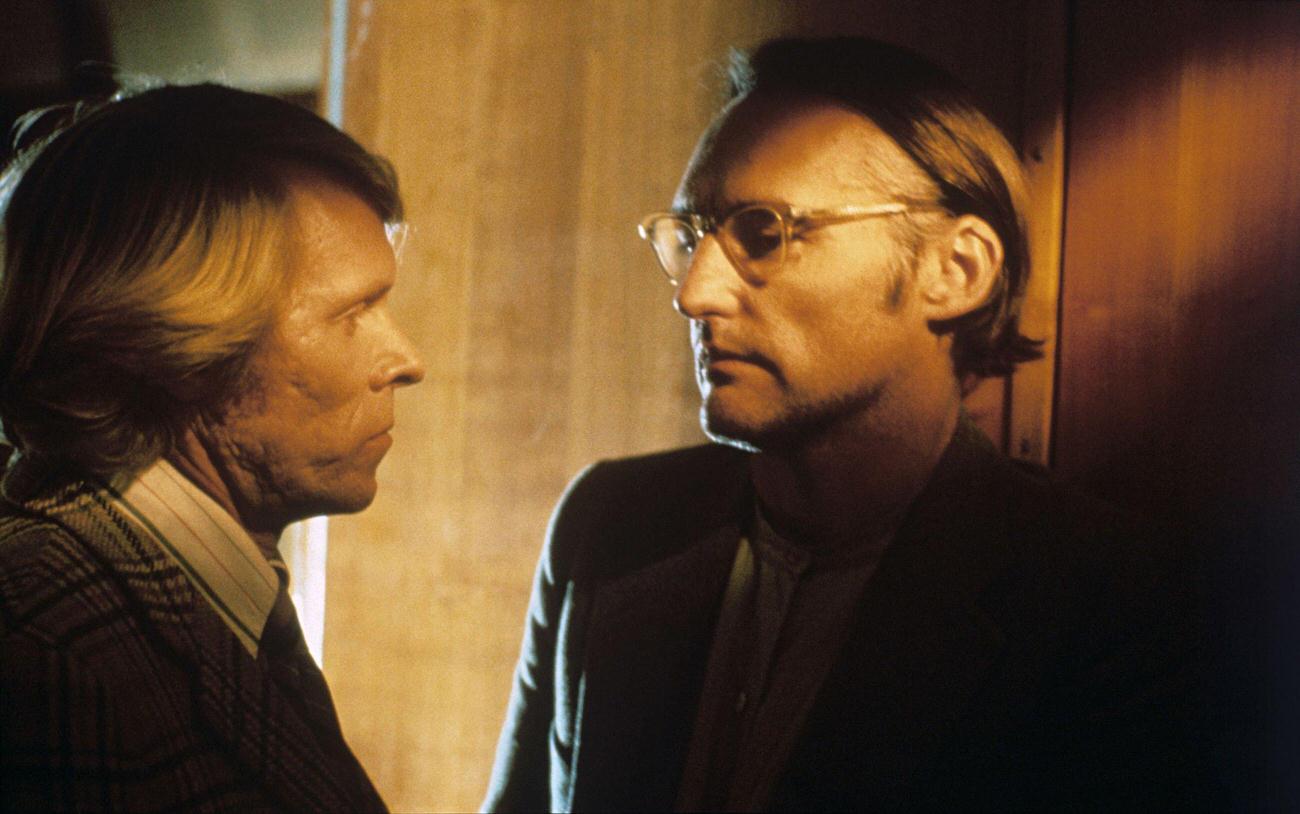 Dennis Hopper And Jean Eustache In 'The American Friend', 1977.