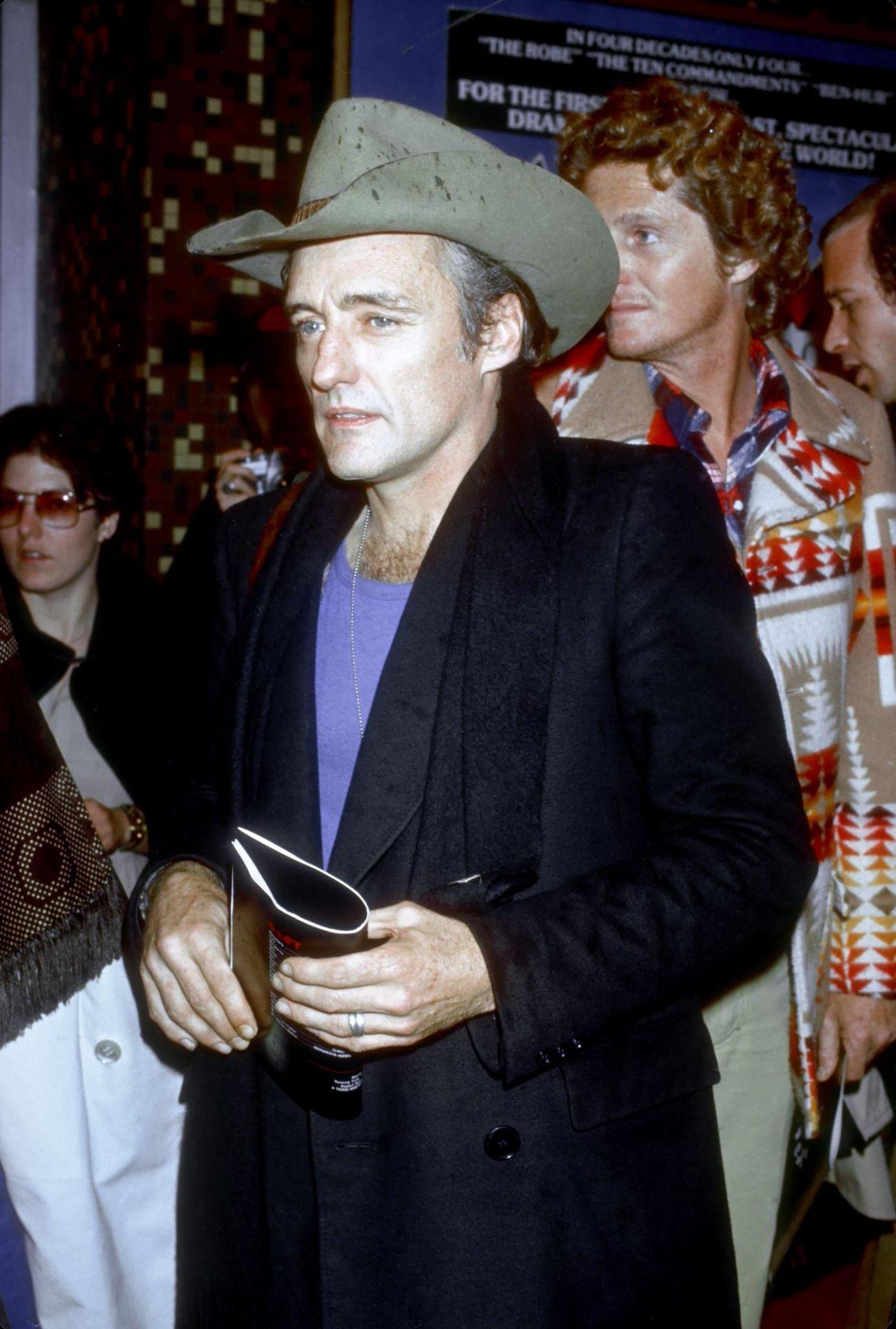Dennis Hopper At 'Mohammad: Messenger Of God' Premiere In Los Angeles, 1976.