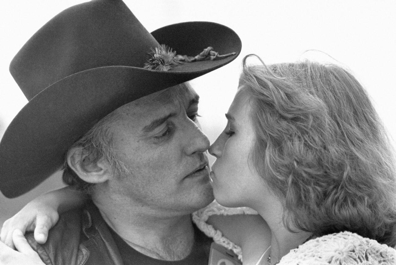 Dennis Hopper And Linda Manz At The Cannes Film Festival, 1980.