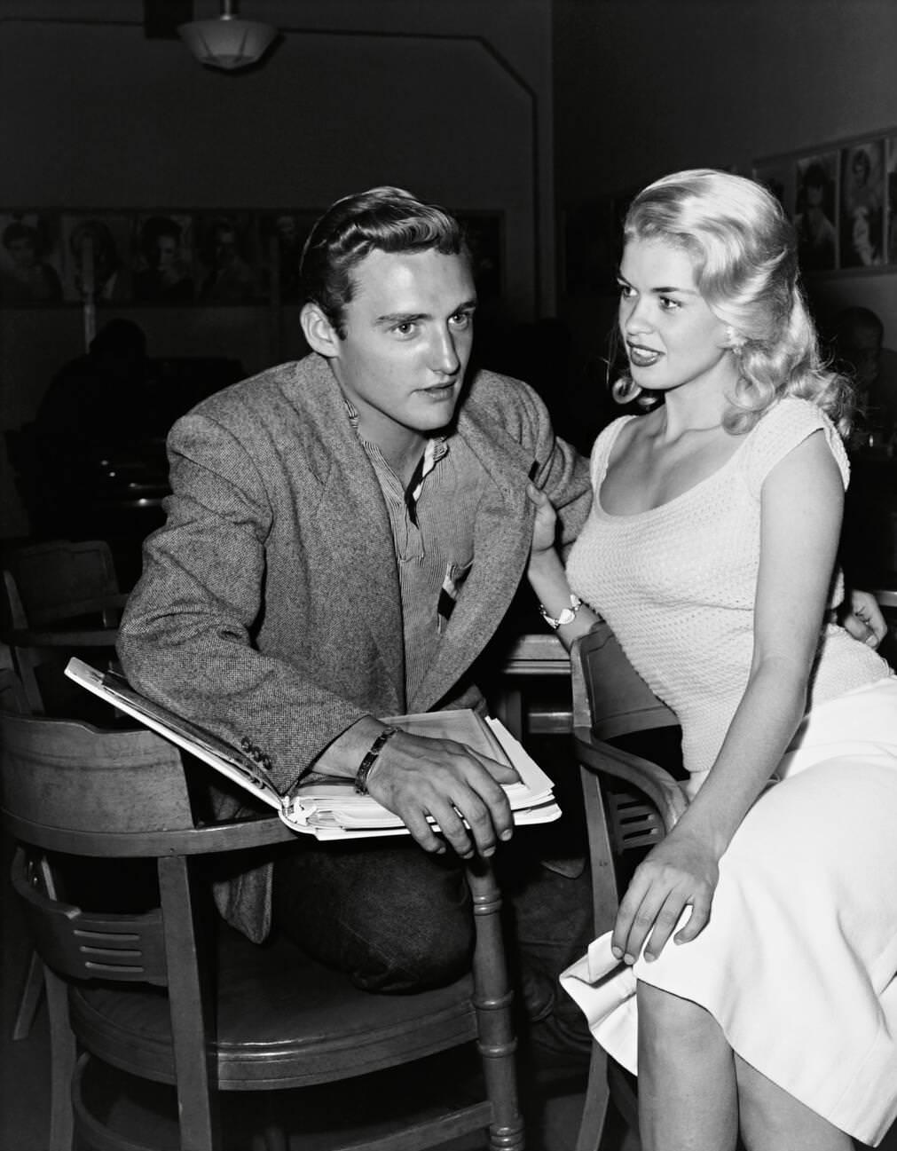 Jayne Mansfield And Dennis Hopper.