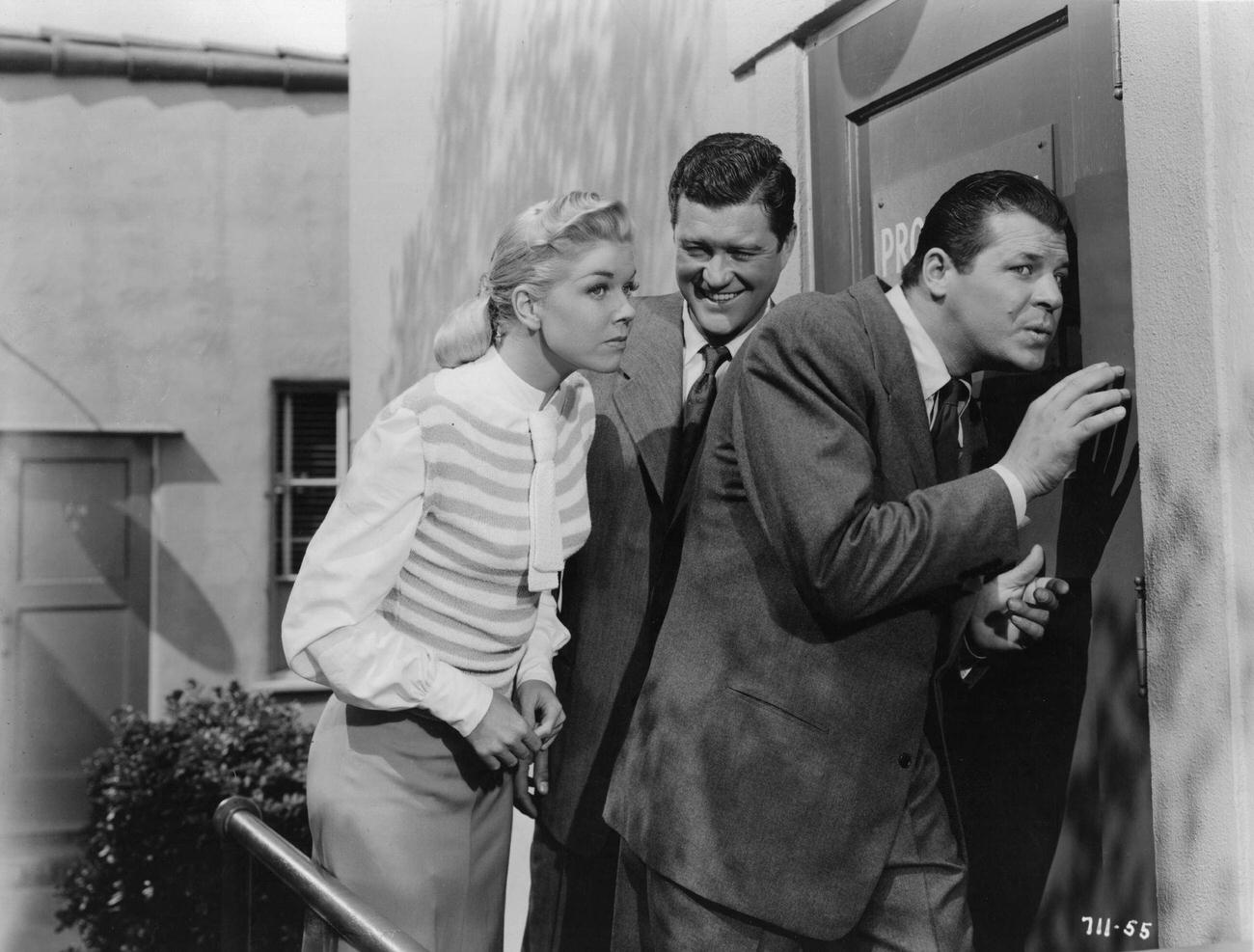 Jack Carson And Doris Day In A Scene From &Amp;Quot;It'S A Great Feeling&Amp;Quot;, 1949.