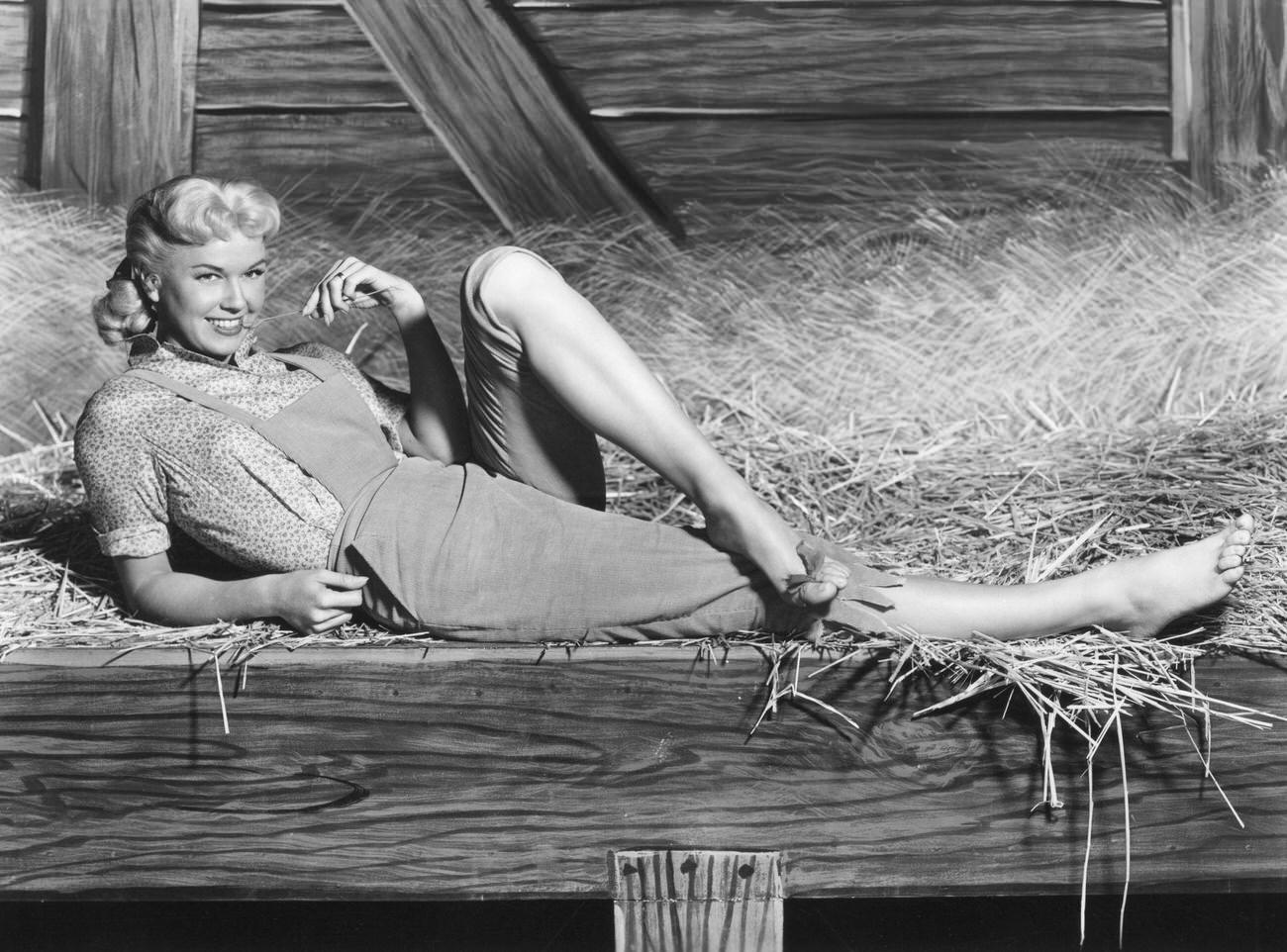 Doris Day In A Portrait For 'By The Light Of The Silvery Moon', 1953.