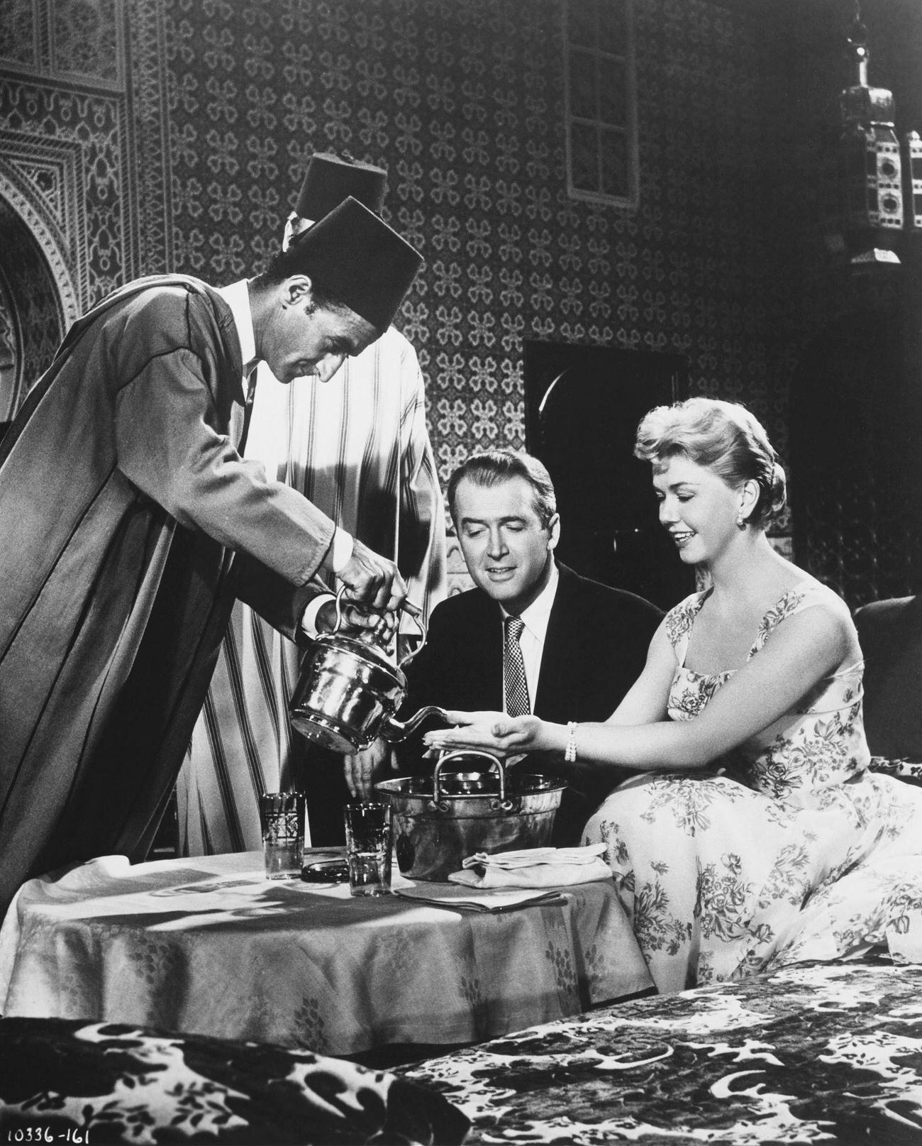 Scene From &Amp;Quot;The Man Who Knew Too Much&Amp;Quot; With James Stewart And Doris Day, 1956.