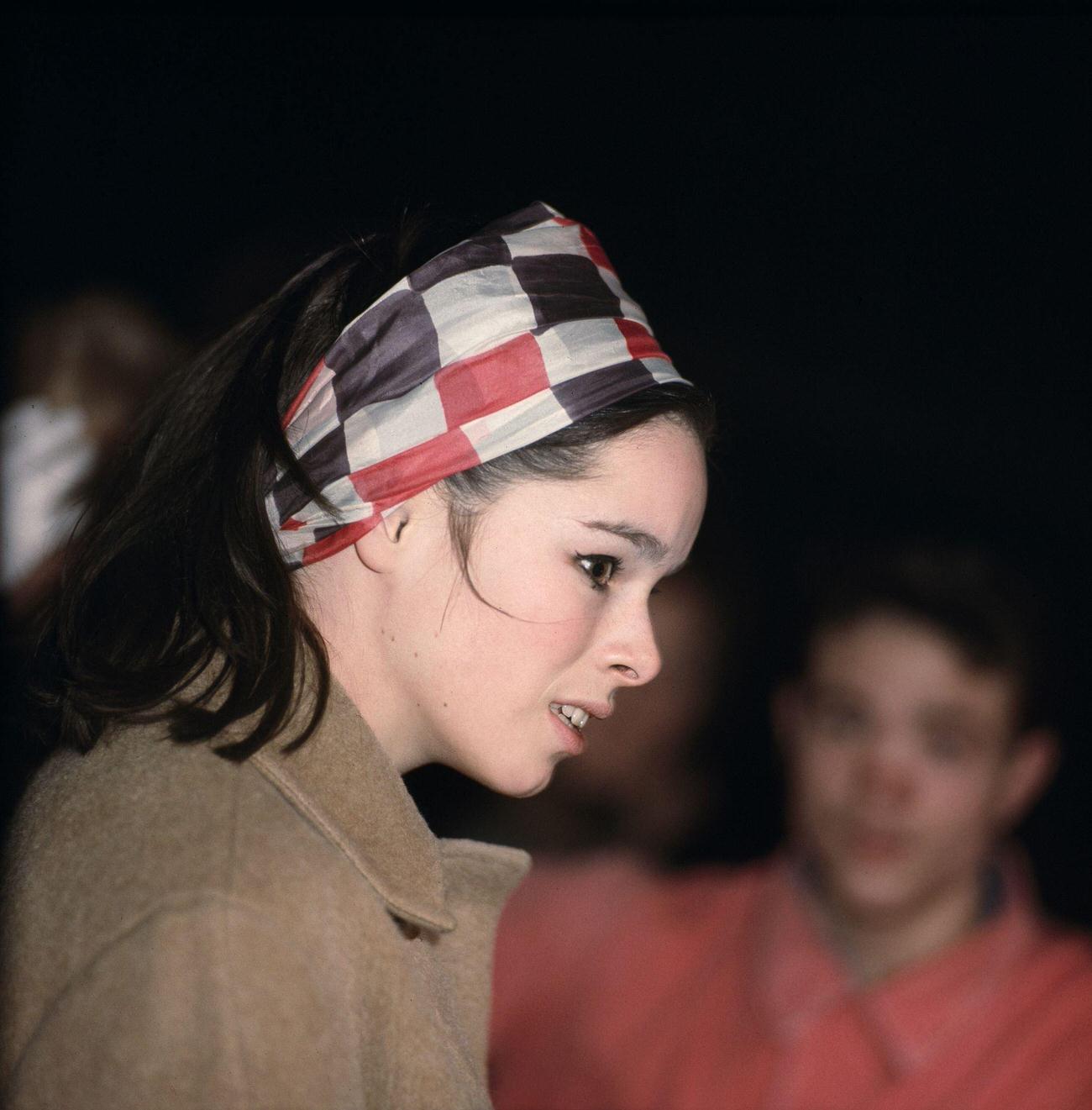 Geraldine Chaplin In Paris, 1960.