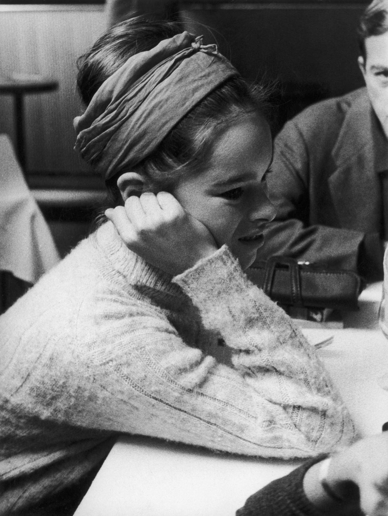 Geraldine Chaplin In Madrid, Aged 20, On The Set Of &Amp;Quot;Crime On A Summer Morning,&Amp;Quot; Circa 1964.