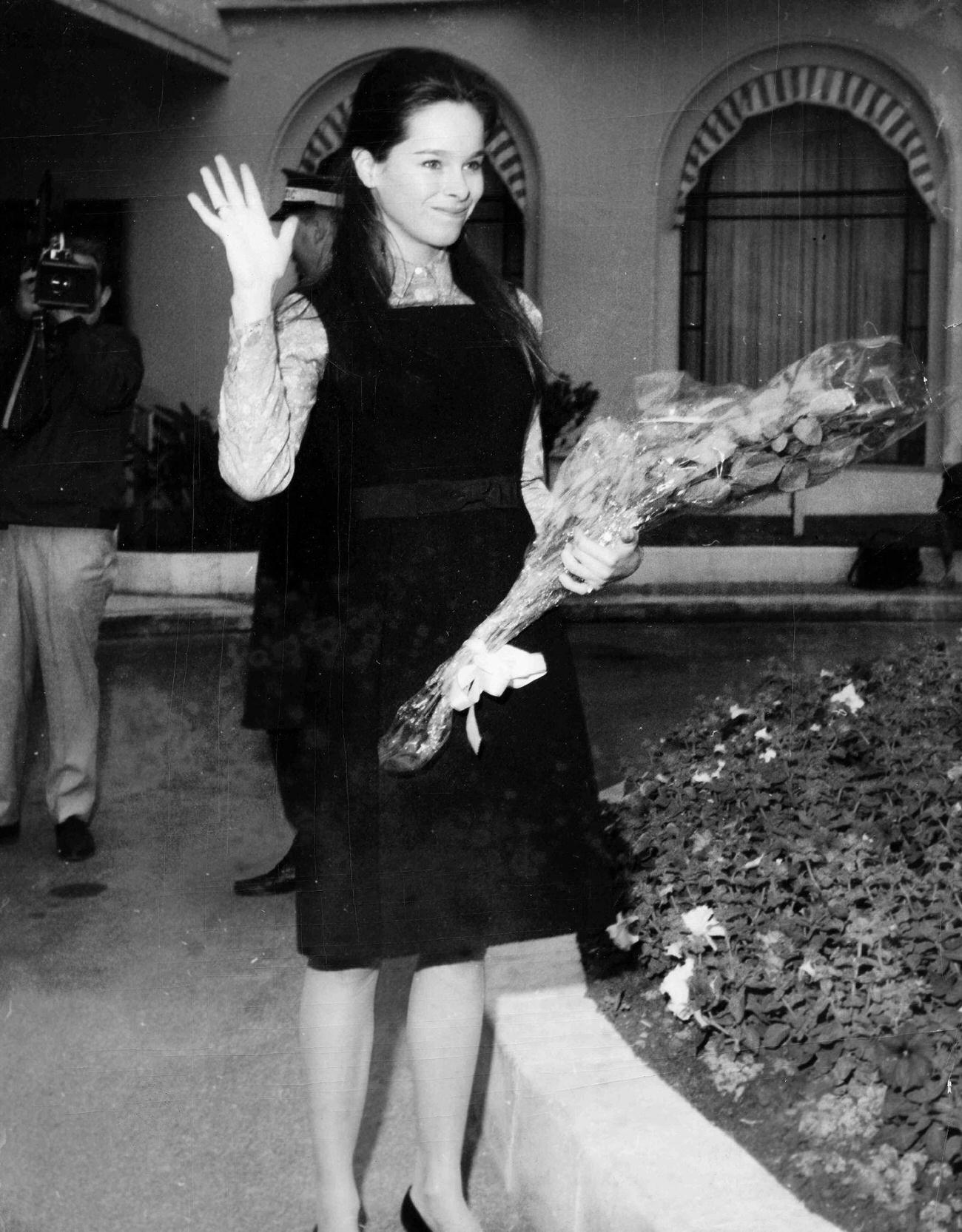 Geraldine Chaplin, Cannes, 1966.