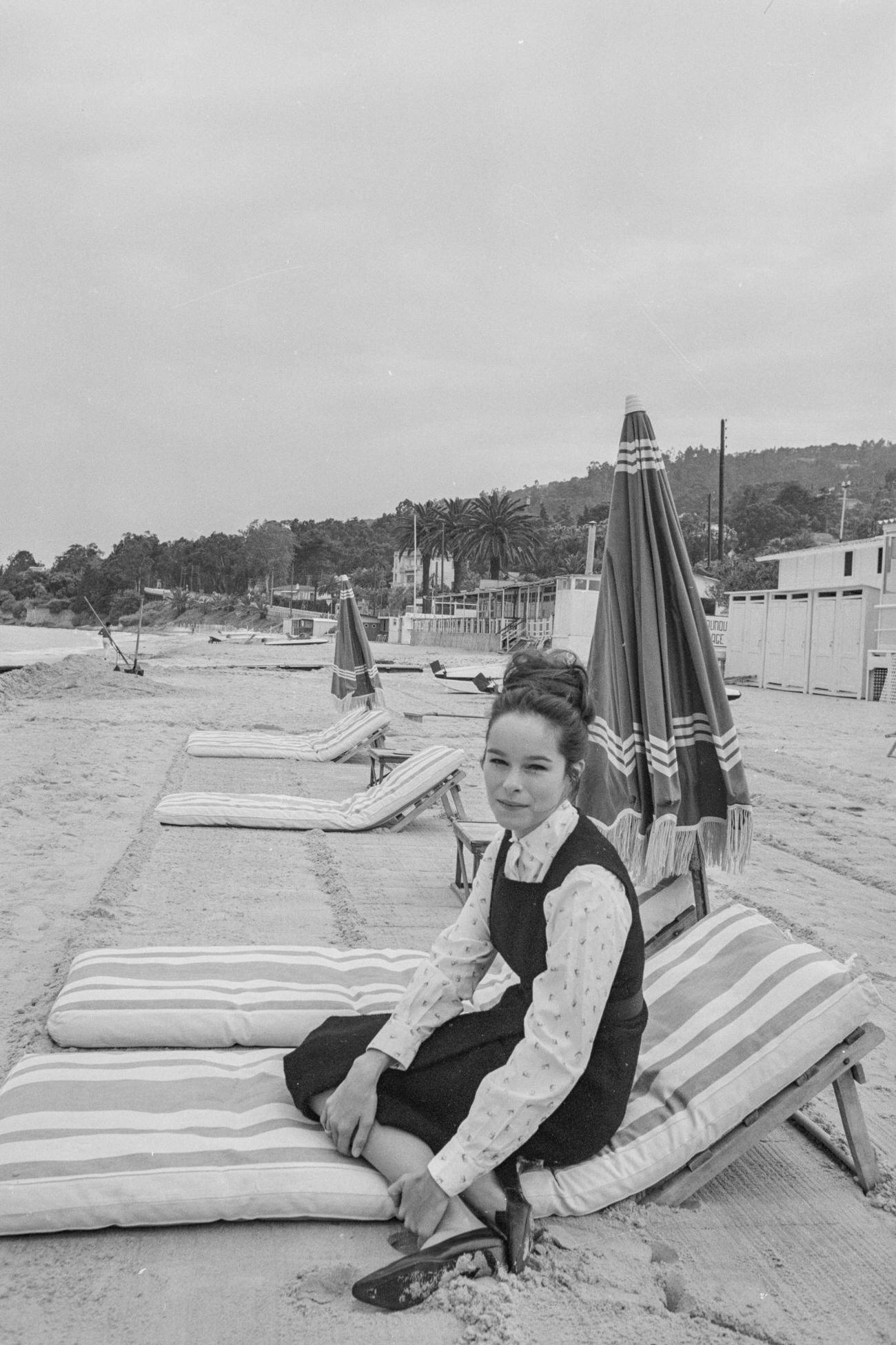 Geraldine Chaplin At The Cannes Film Festival, France, May 12, 1966.