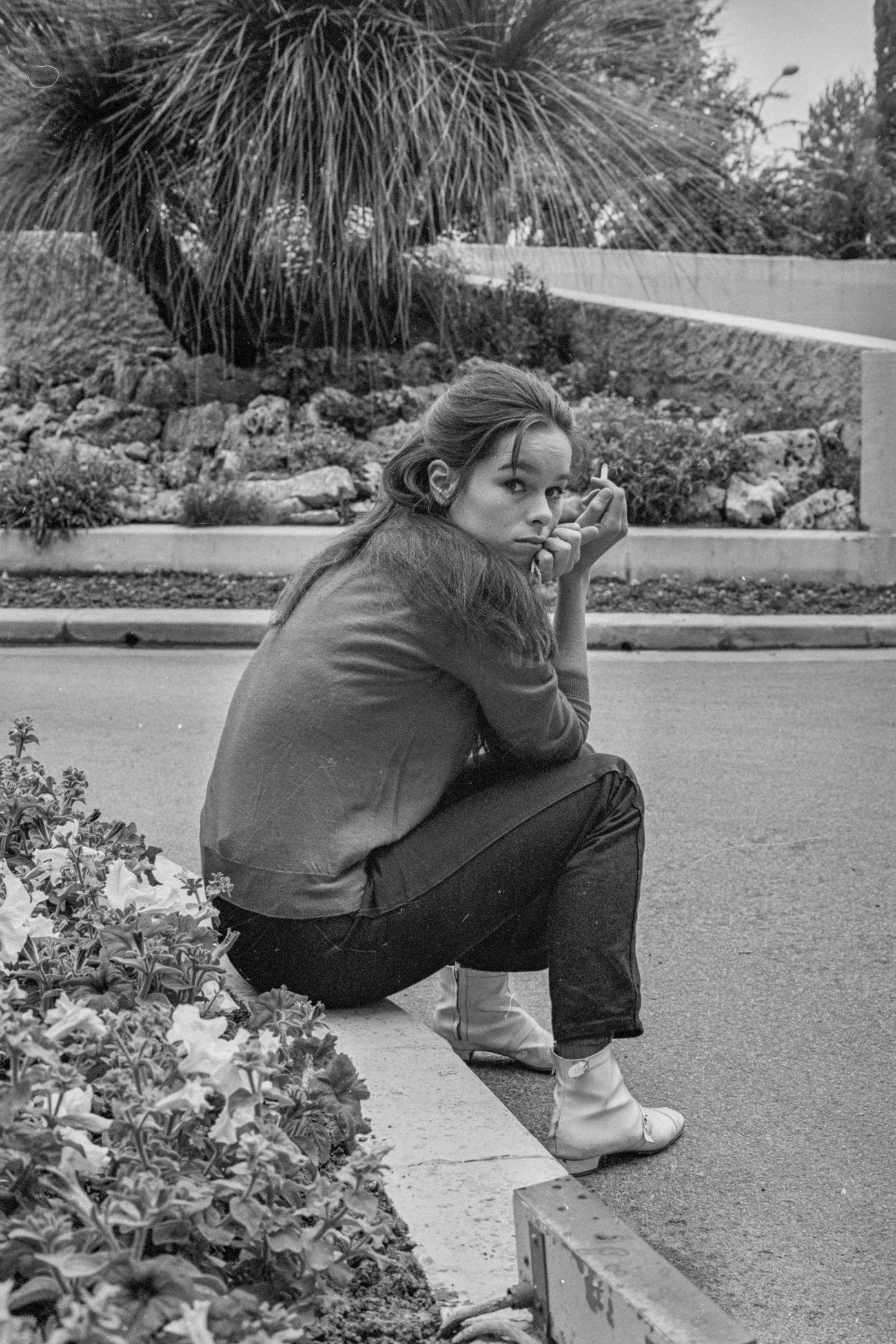 Geraldine Chaplin At The Cannes Film Festival, France, May 12, 1966.