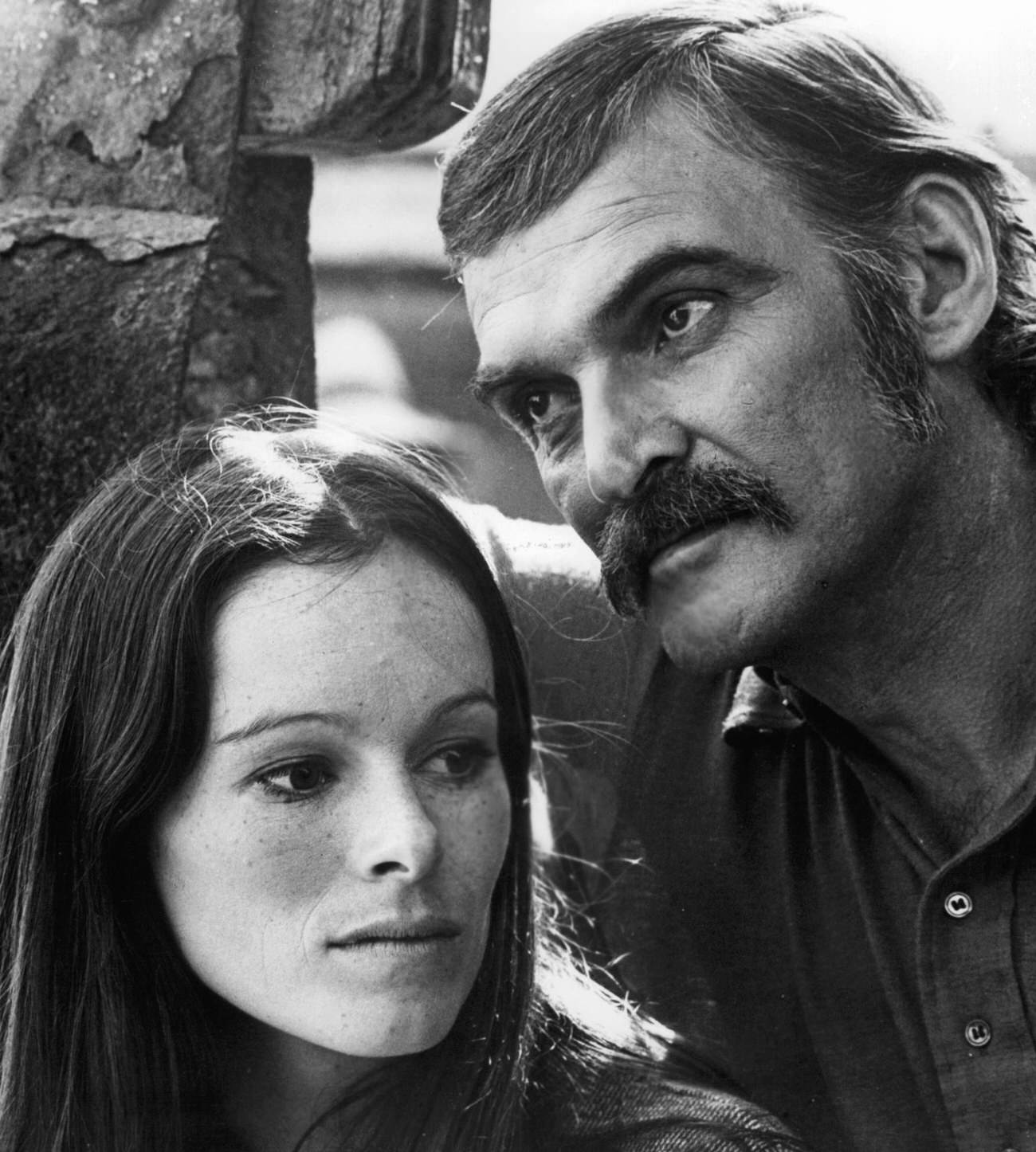 Geraldine Chaplin And Stanley Baker In A Scene From 'Innocent Bystanders', 1972.