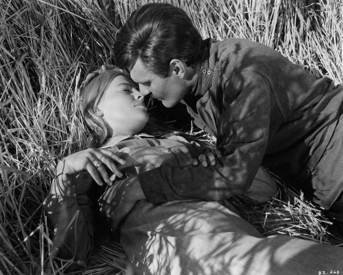 Julie Christie And Omar Sharif In 'Doctor Zhivago', 1965.