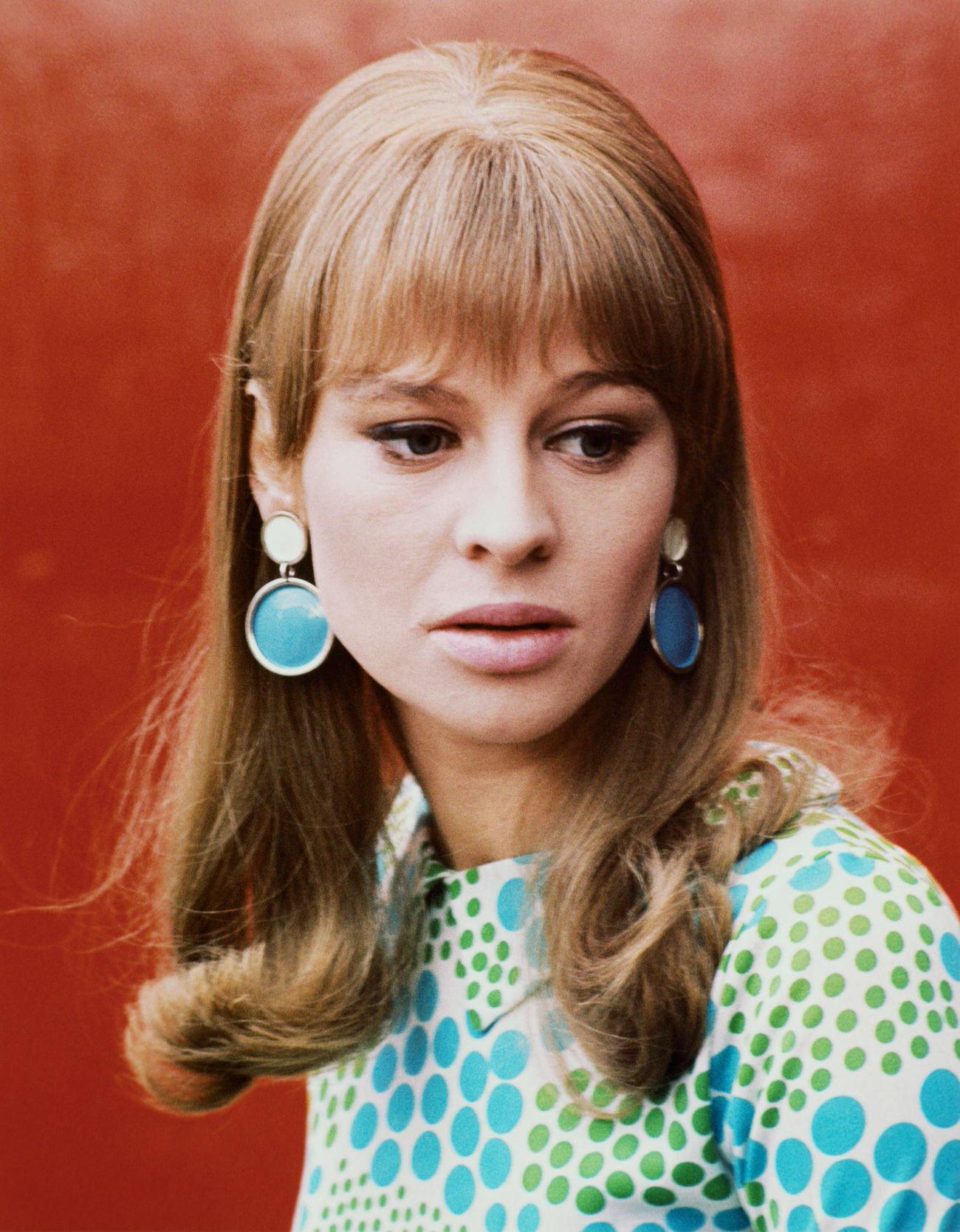 Julie Christie On The Set Of 'Fahrenheit 451', 1966.