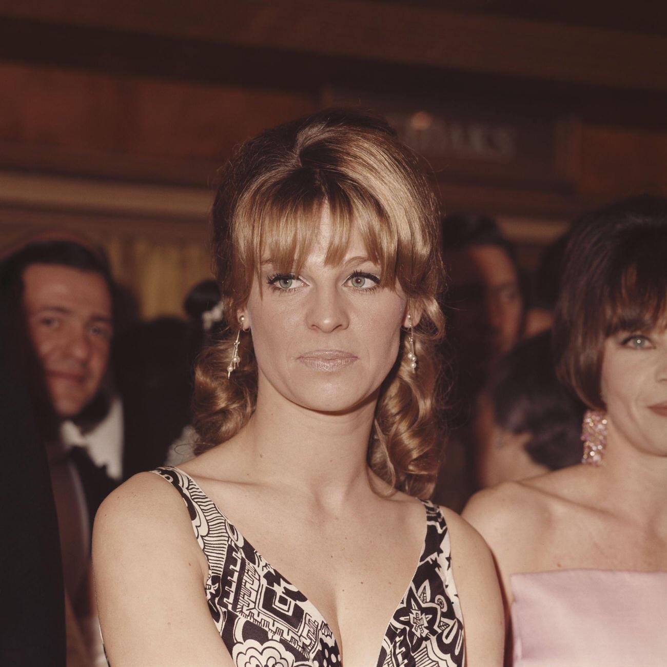 Julie Christie At The Royal Film Performance Of 'Born Free', London, March 14, 1966.