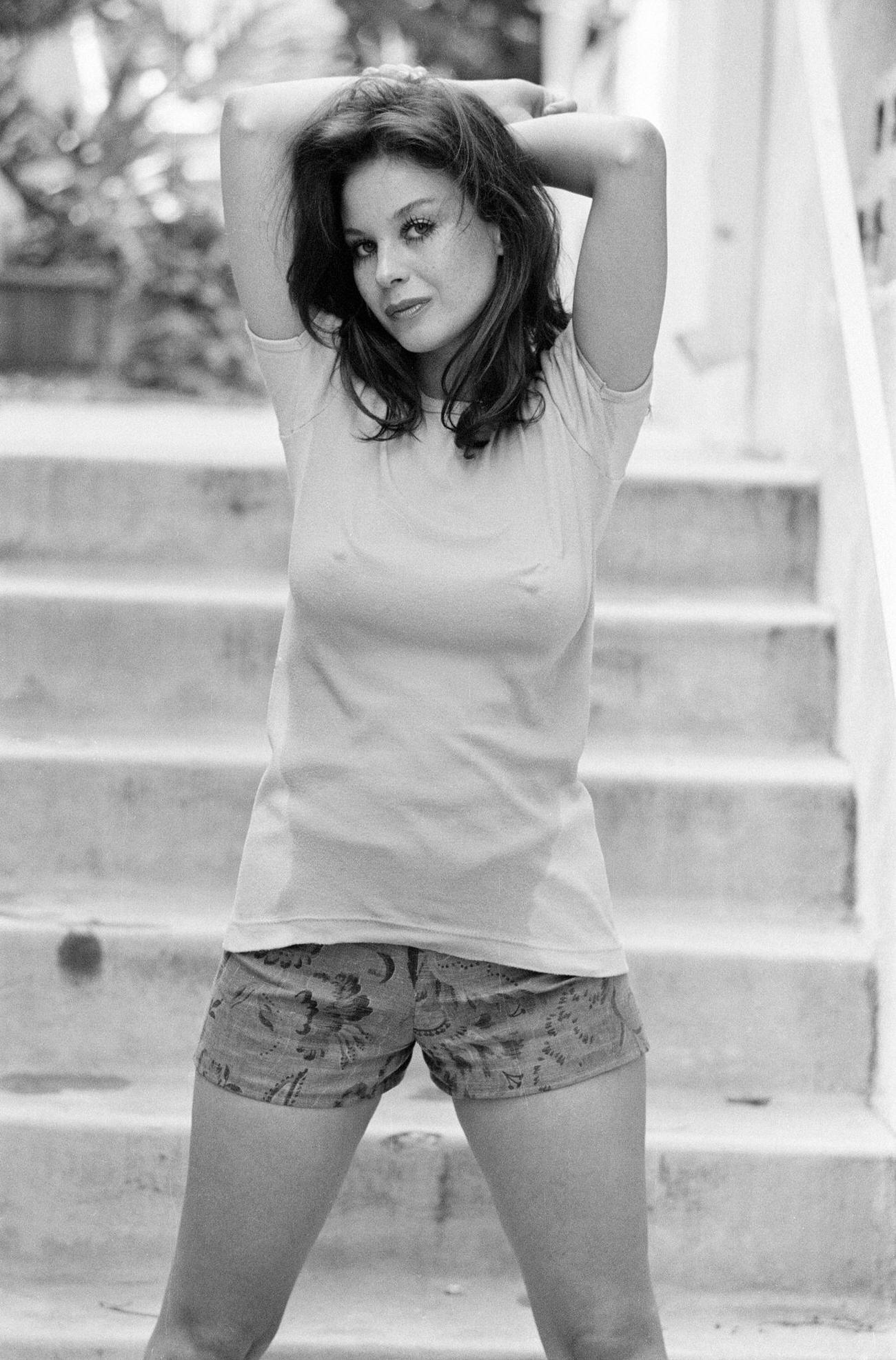 Lana Wood Announcing Her Role In 'Diamonds Are Forever', April 5, 1971.