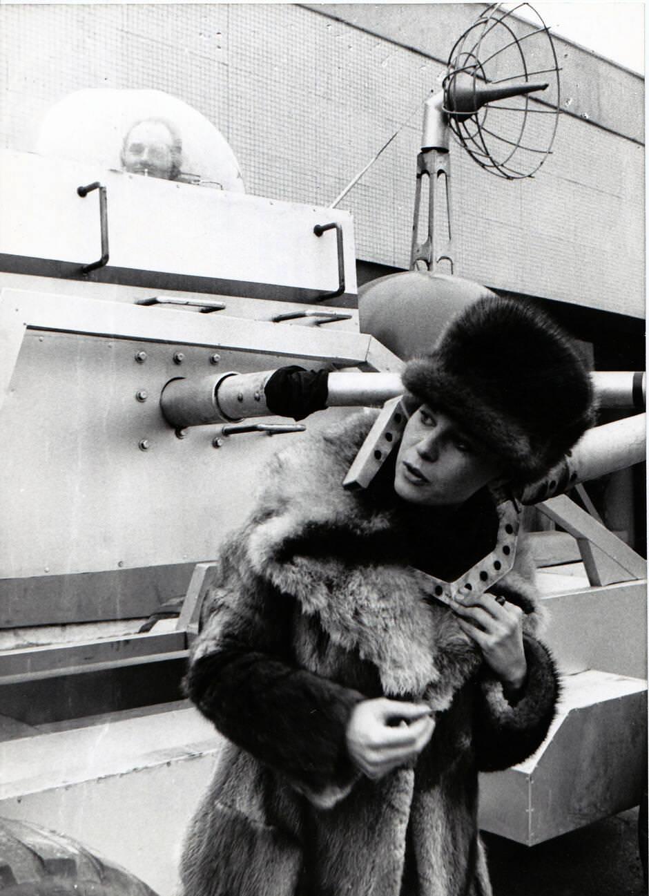 Lana Wood Arrives In Munich.